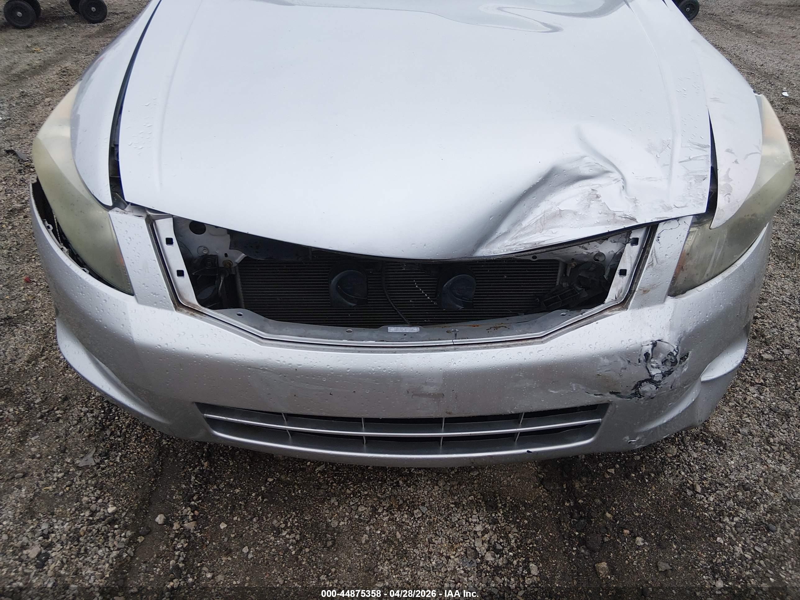 2008 Honda Accord 2.4 Ex-l Silver vin: 1HGCP26868A096838