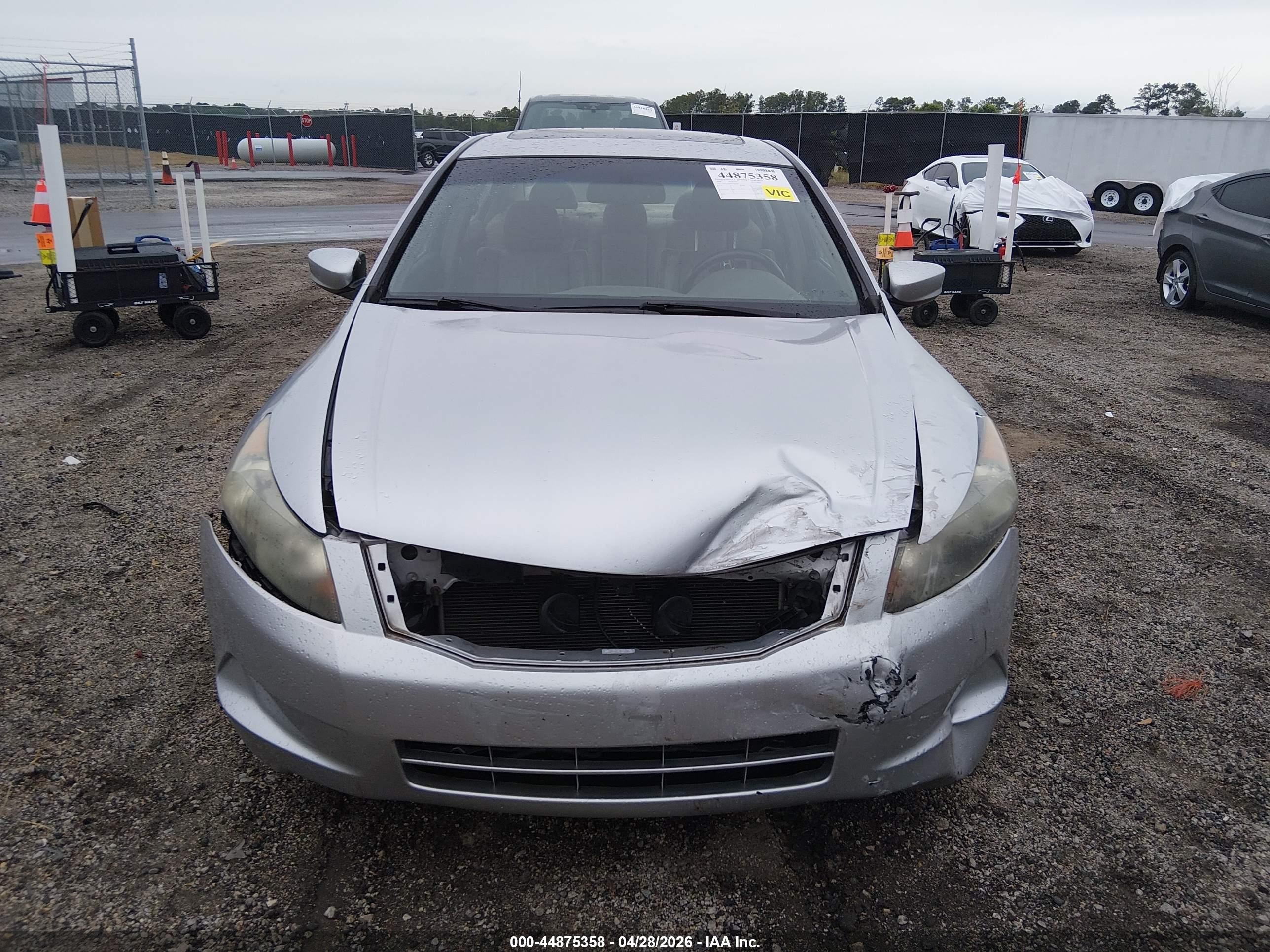 2008 Honda Accord 2.4 Ex-l Silver vin: 1HGCP26868A096838