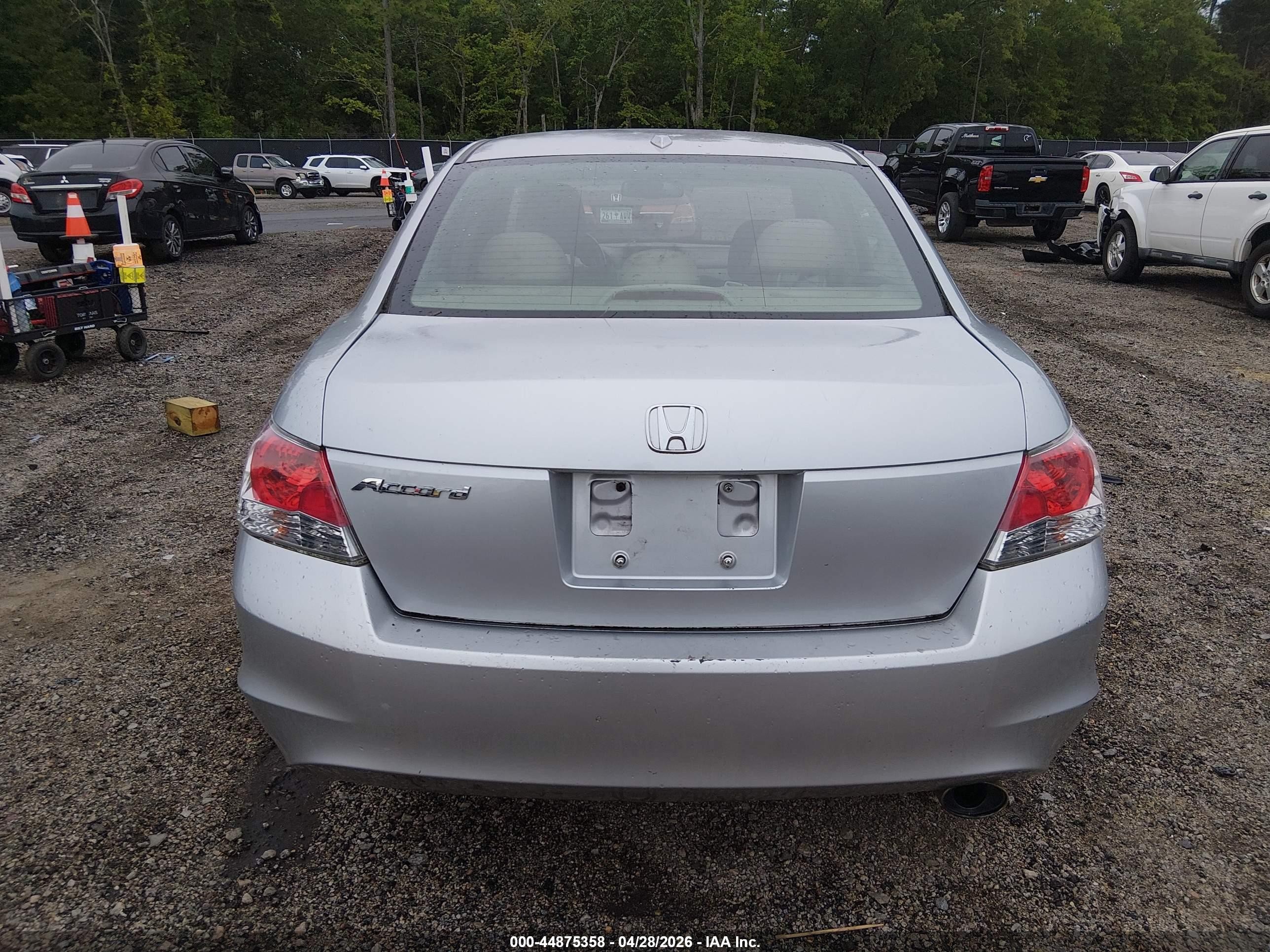 2008 Honda Accord 2.4 Ex-l Silver vin: 1HGCP26868A096838