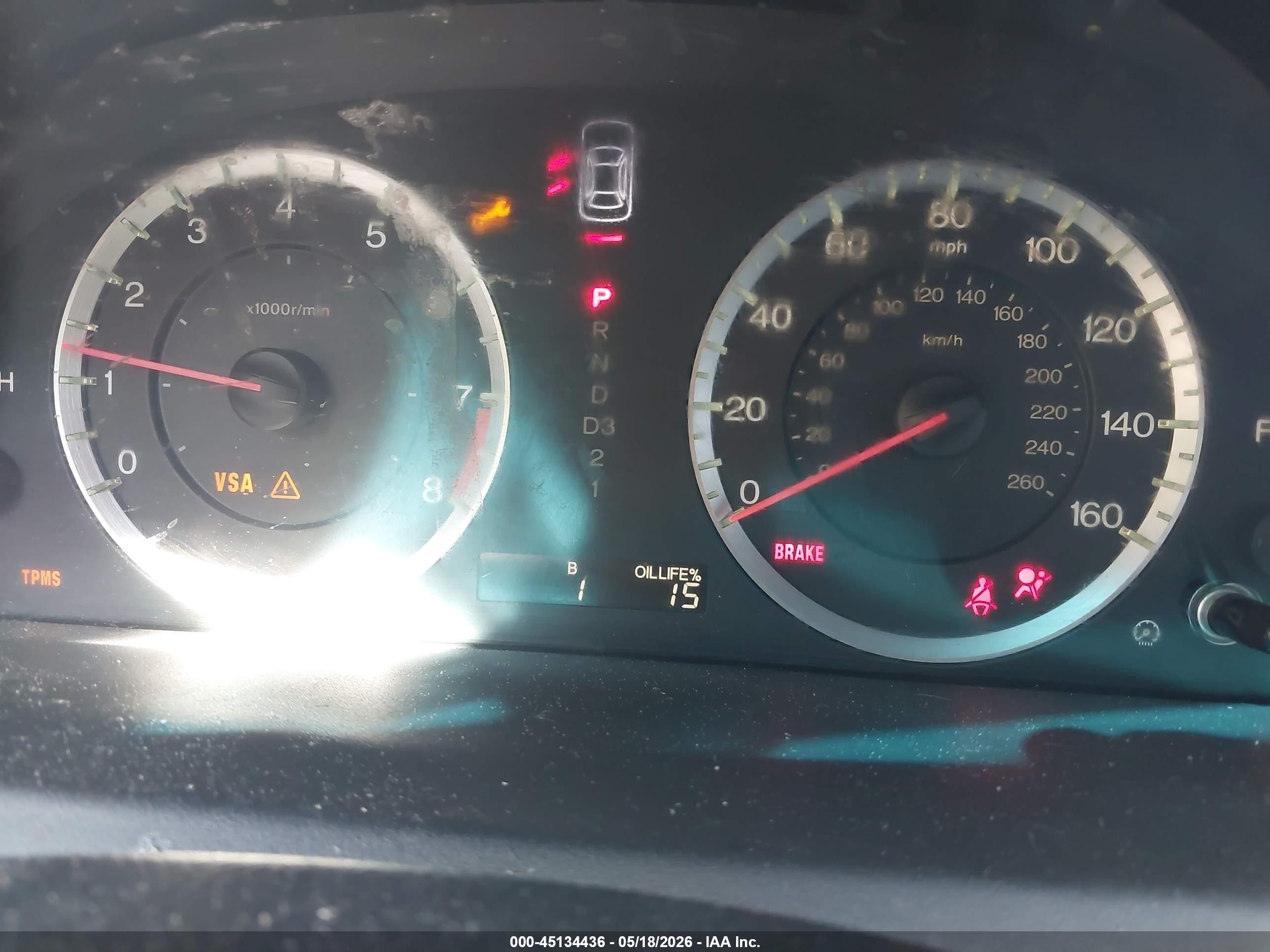 2008 Honda Accord 2.4 Ex-l Синий vin: 1HGCP26868A120619