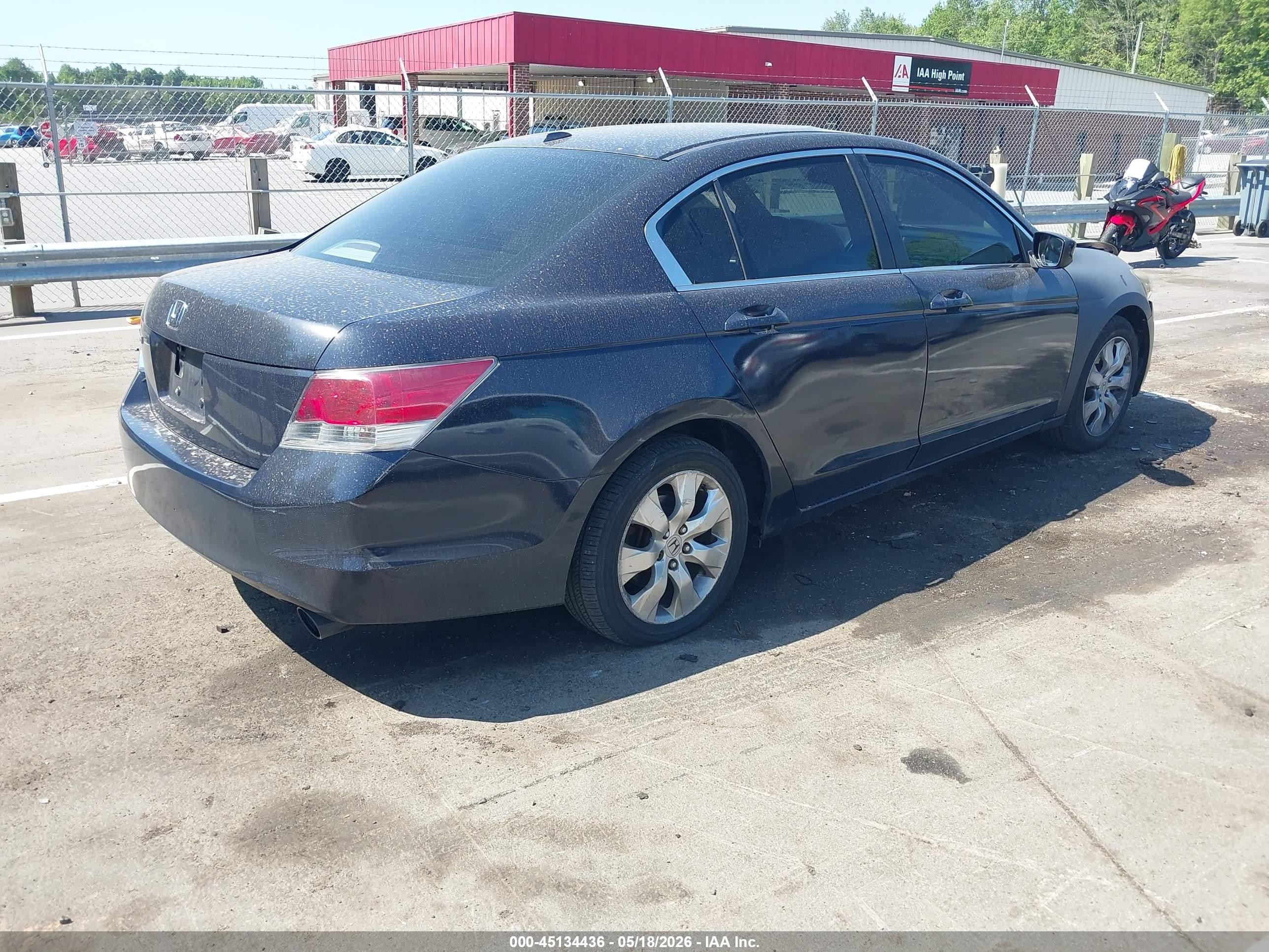 2008 Honda Accord 2.4 Ex-l Синий vin: 1HGCP26868A120619