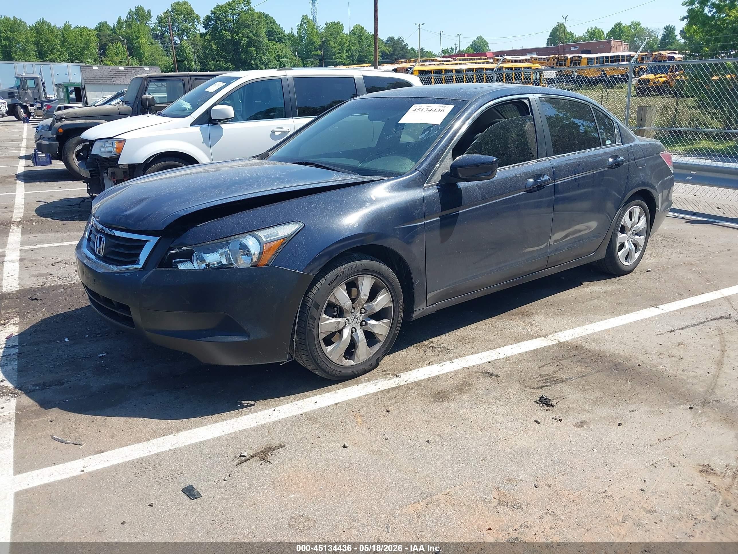 2008 Honda Accord 2.4 Ex-l Синий vin: 1HGCP26868A120619