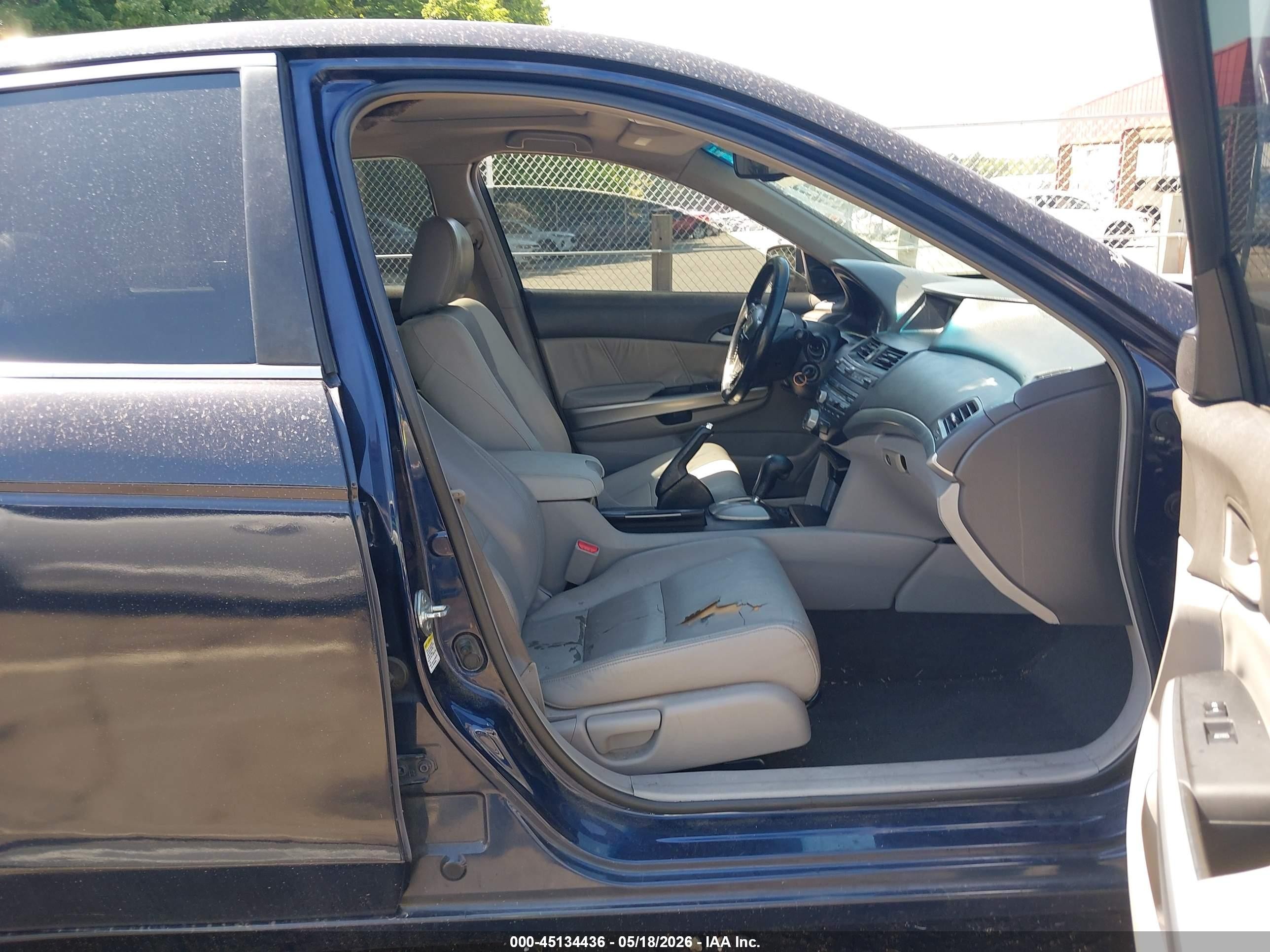2008 Honda Accord 2.4 Ex-l Синий vin: 1HGCP26868A120619