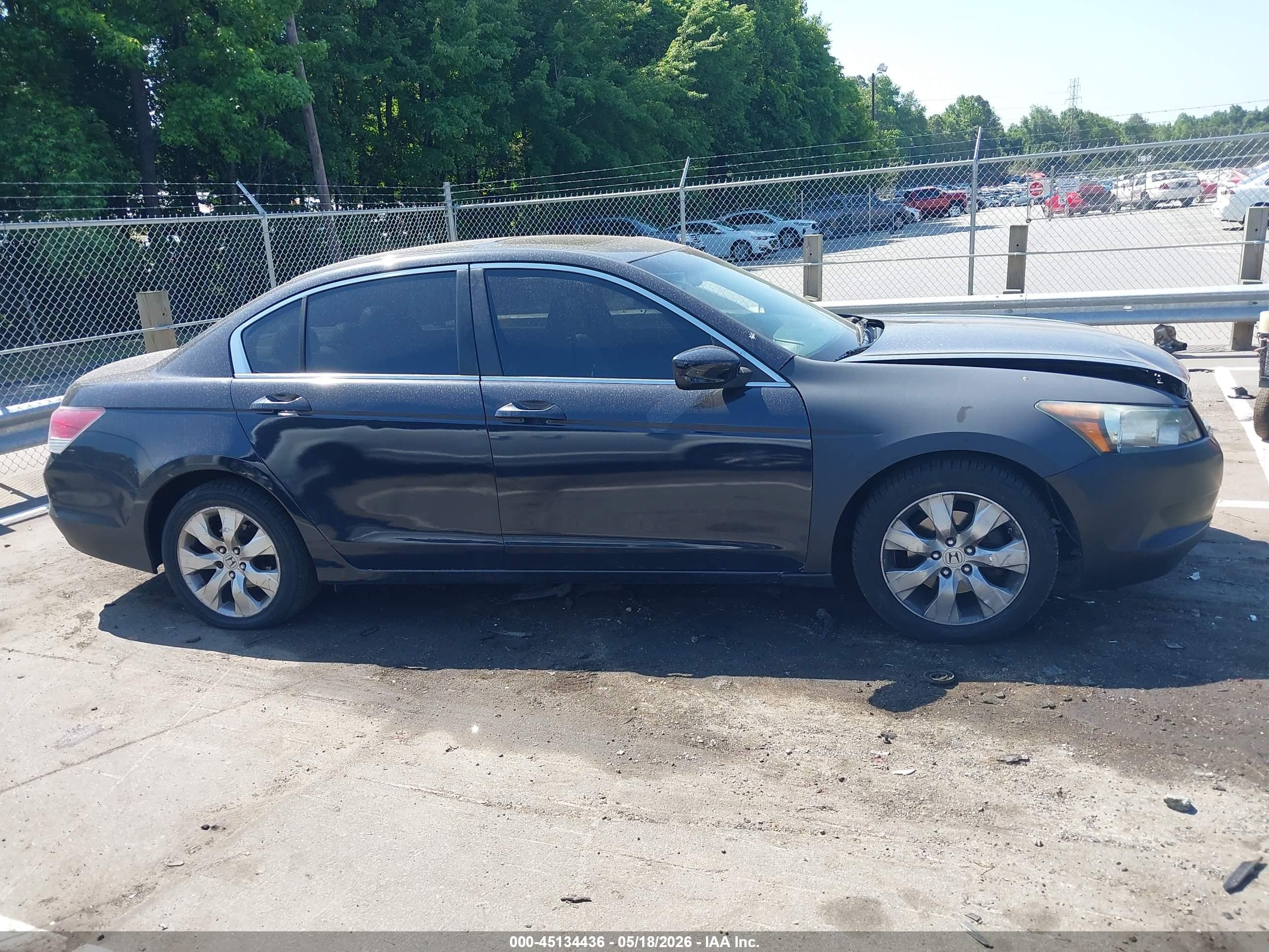 2008 Honda Accord 2.4 Ex-l Синий vin: 1HGCP26868A120619