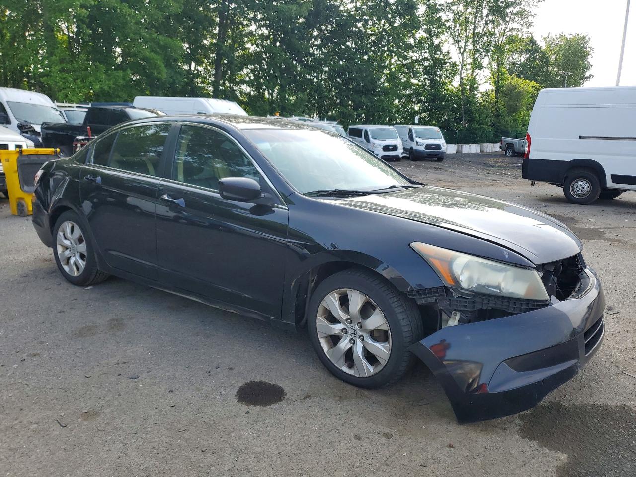 2008 Honda Accord Exl Black vin: 1HGCP26868A121138