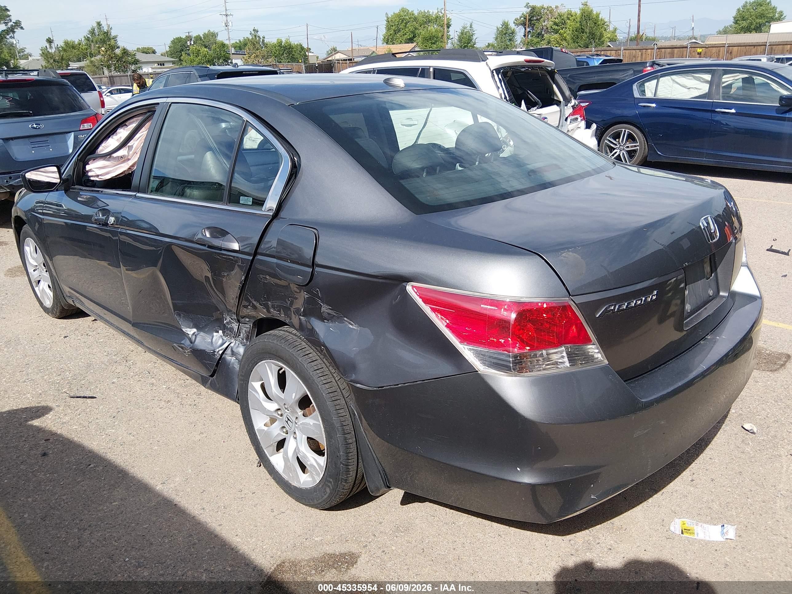 2008 Honda Accord 2.4 Ex-l Silver vin: 1HGCP26868A131684