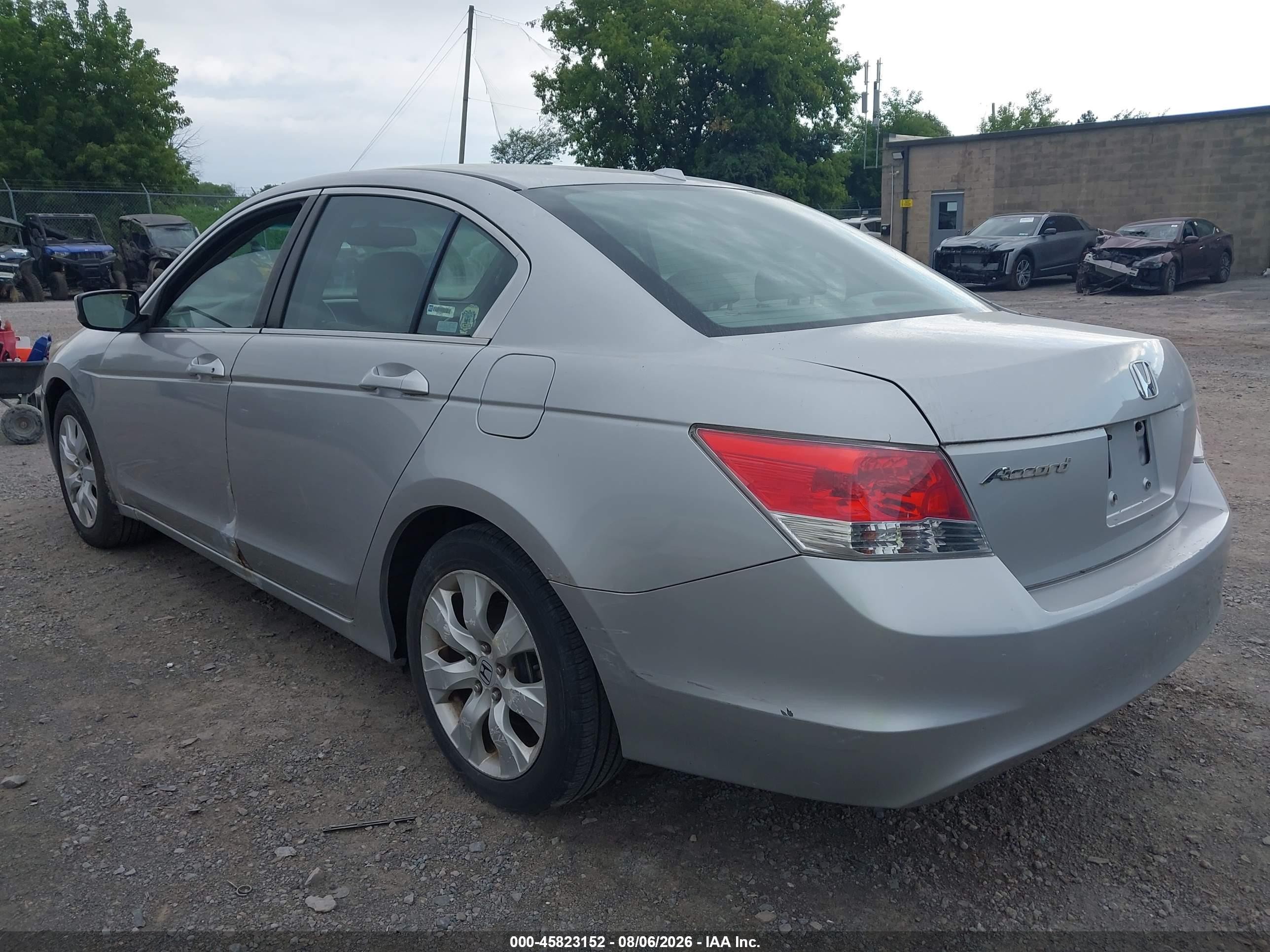 2008 Honda Accord Exl Silver vin: 1HGCP26868A146671