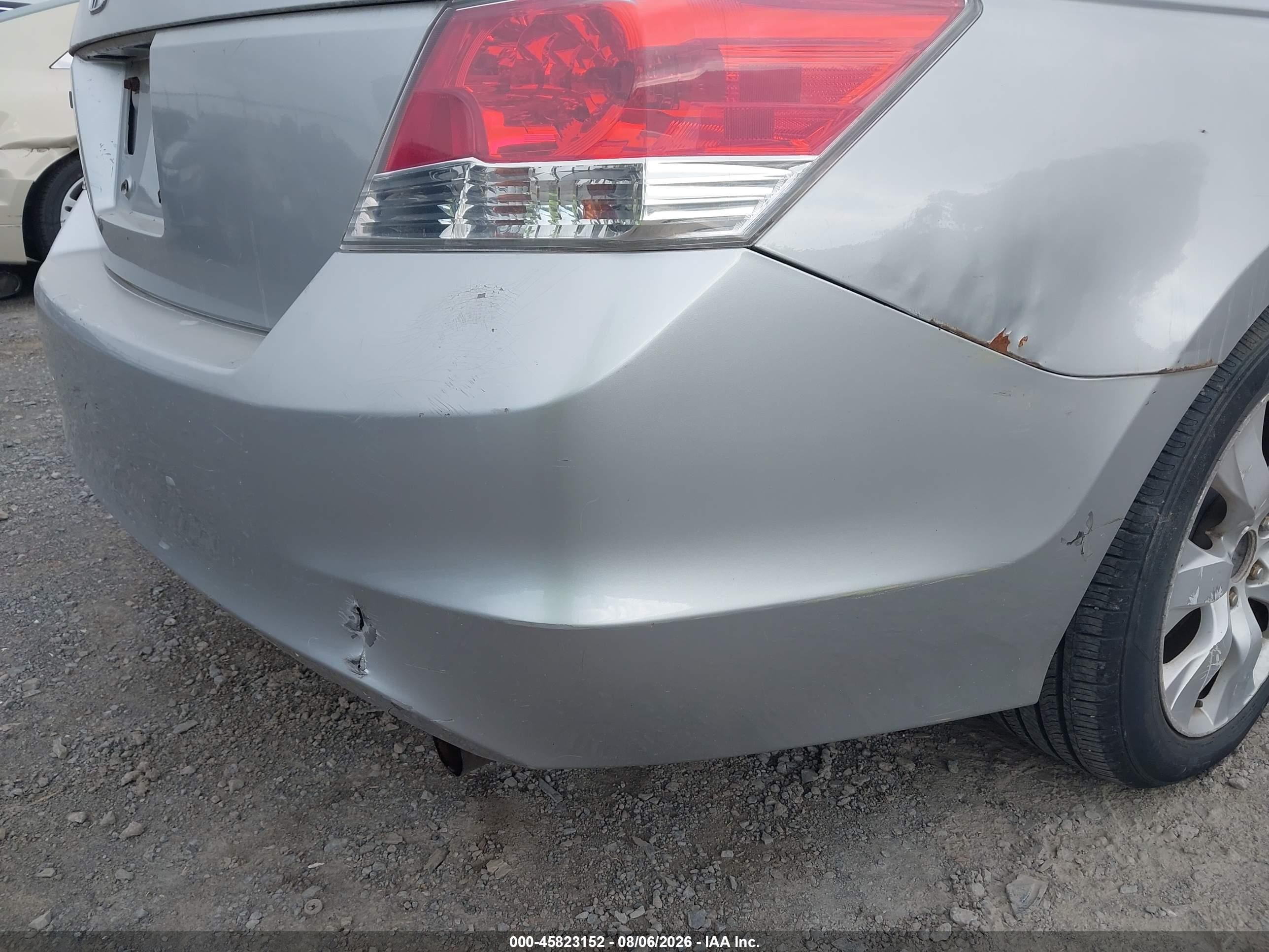 2008 Honda Accord Exl Silver vin: 1HGCP26868A146671