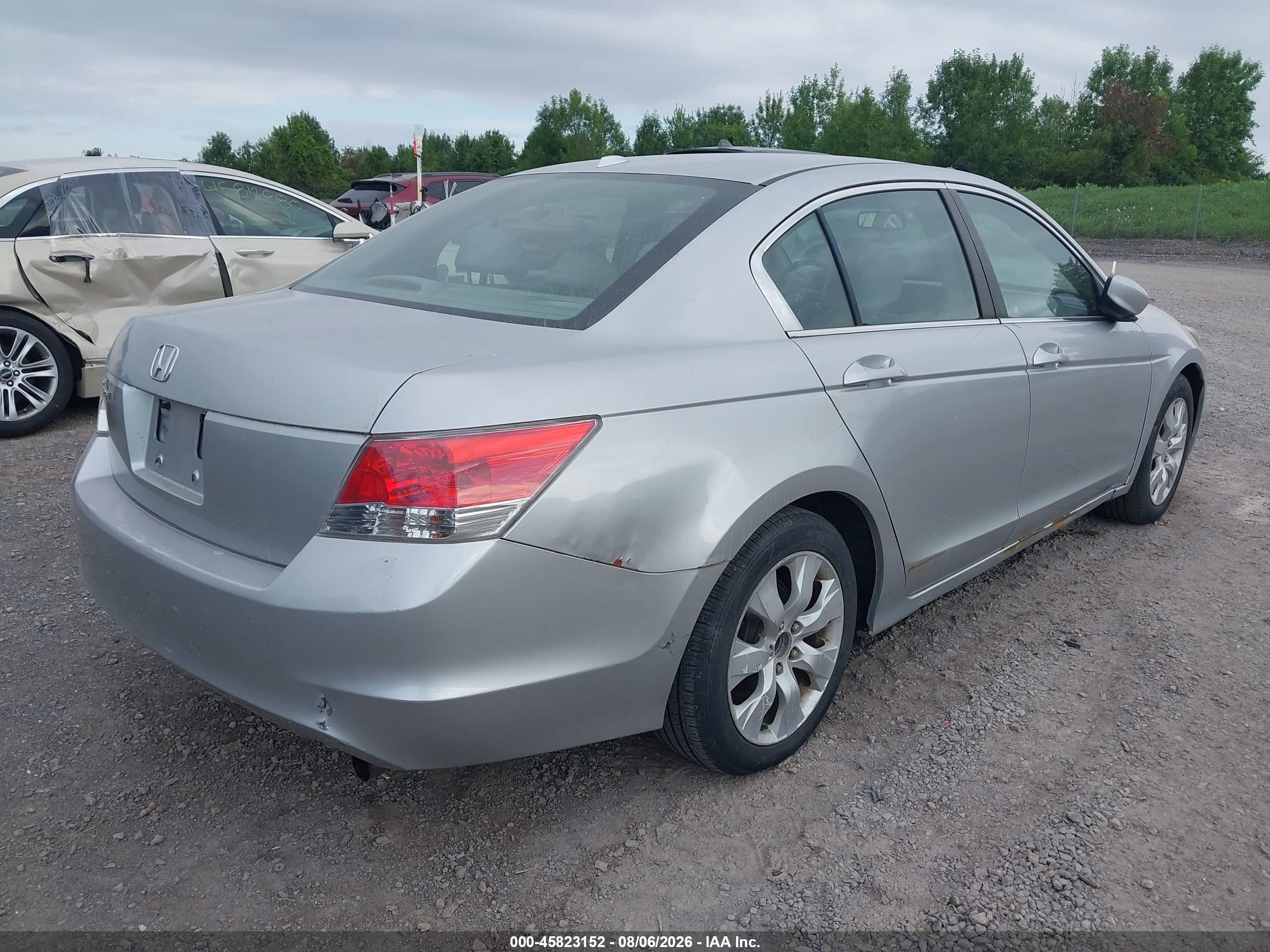 2008 Honda Accord Exl Silver vin: 1HGCP26868A146671