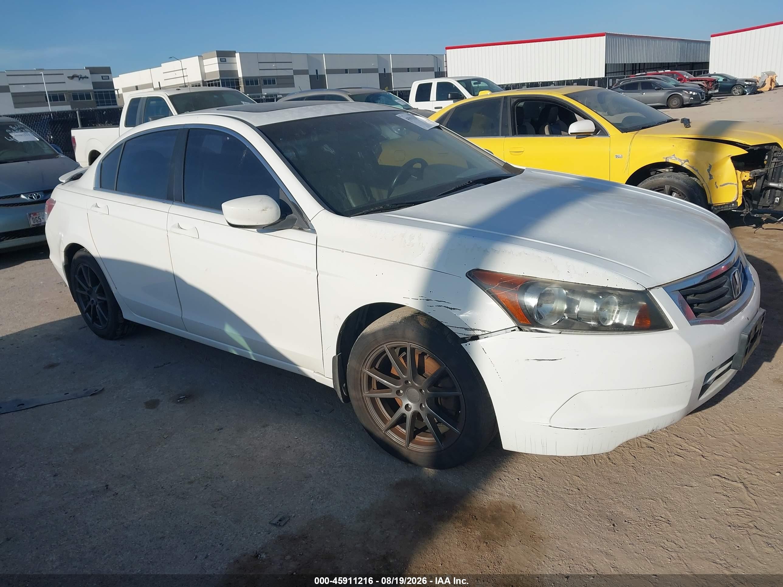 2008 Honda Accord 2.4 Ex-l Белый vin: 1HGCP26868A150686