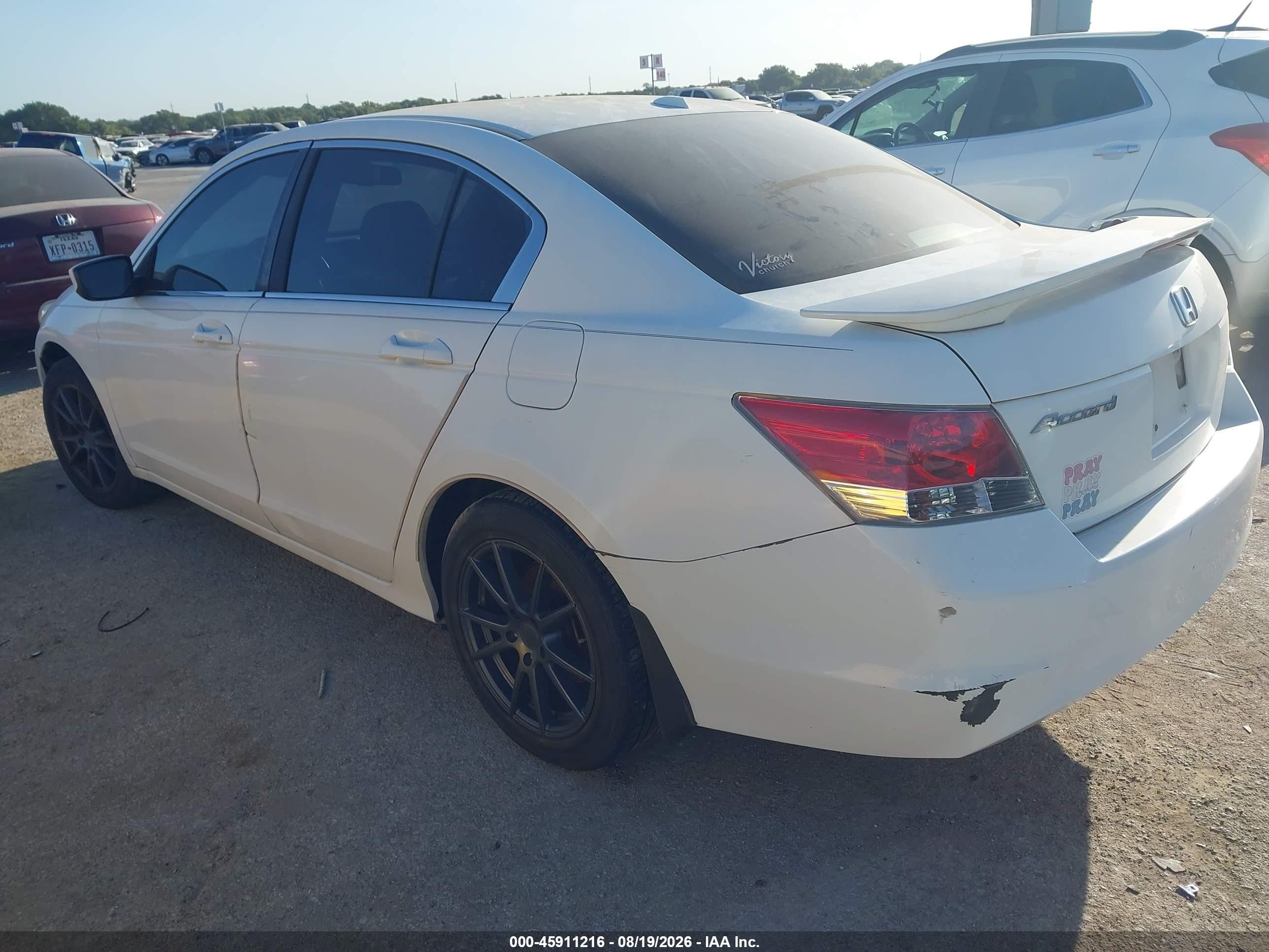 2008 Honda Accord 2.4 Ex-l Белый vin: 1HGCP26868A150686
