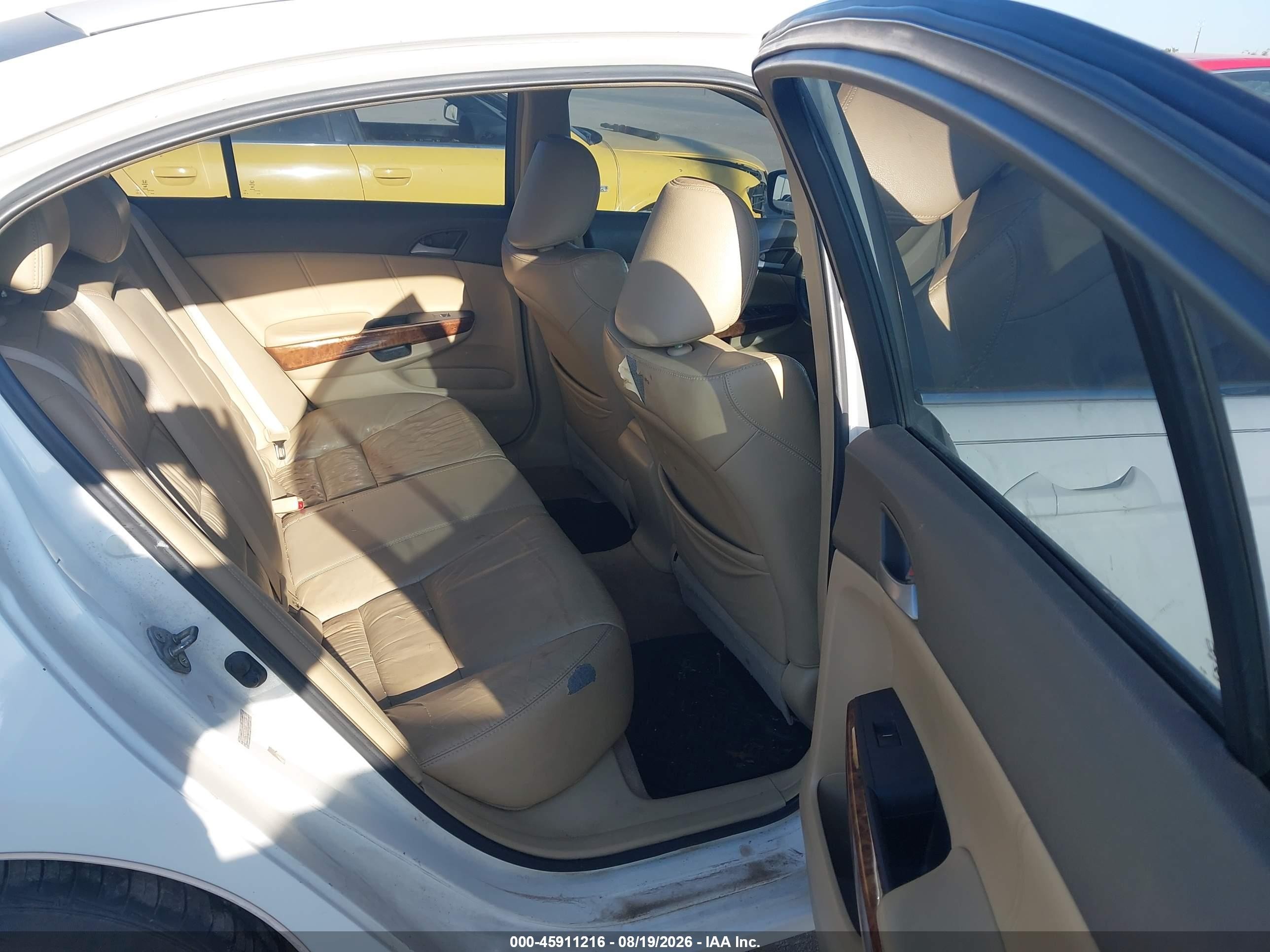 2008 Honda Accord 2.4 Ex-l Белый vin: 1HGCP26868A150686