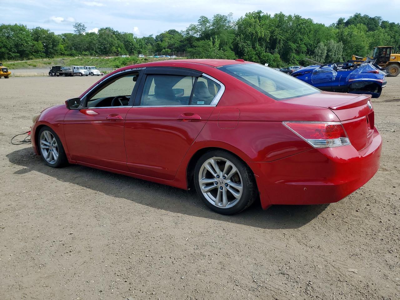 2009 Honda Accord Exl Red vin: 1HGCP26869A003561