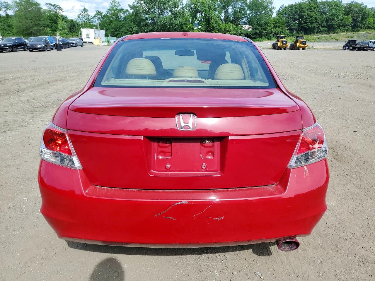 2009 Honda Accord Exl Red vin: 1HGCP26869A003561