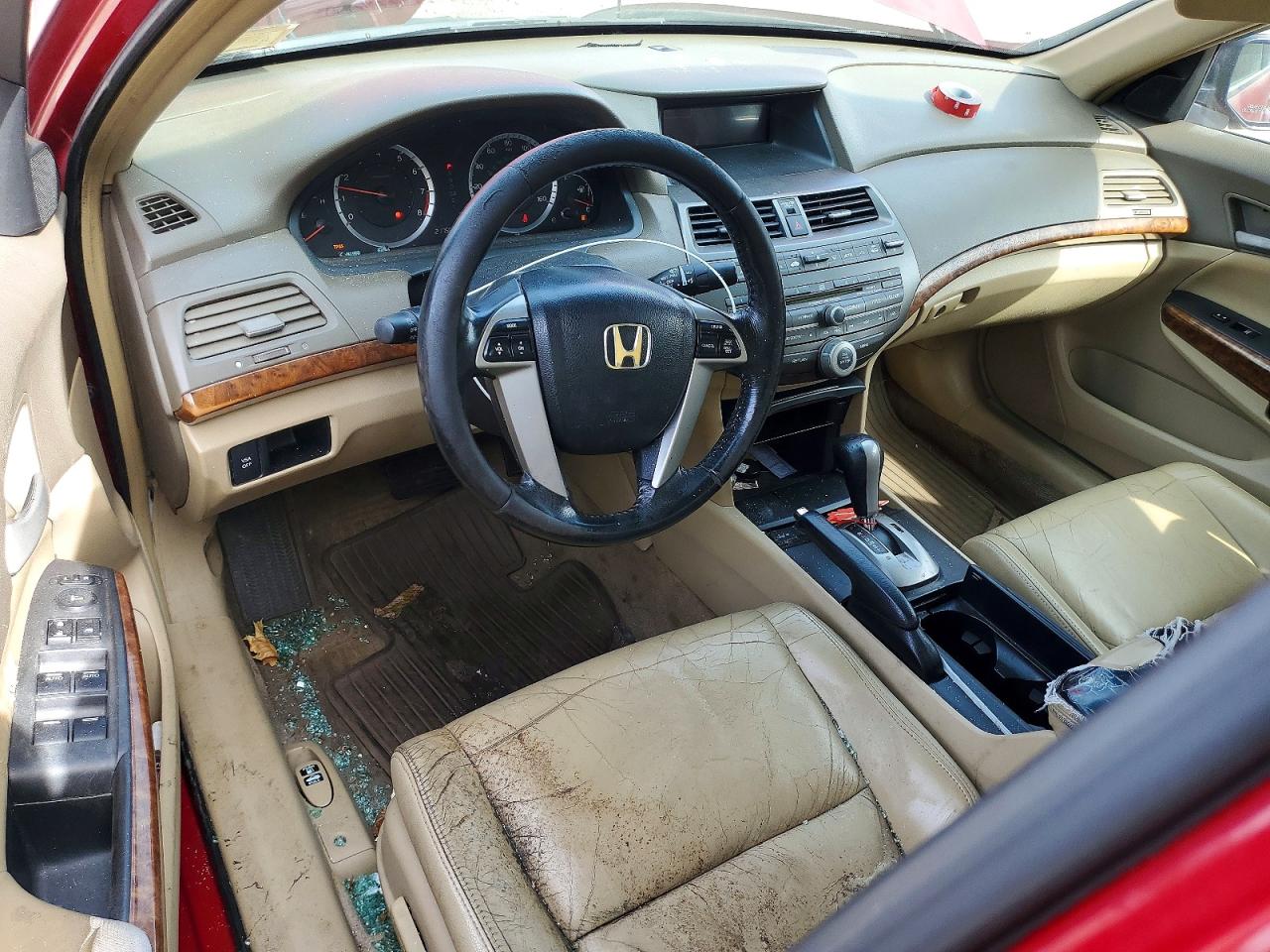 2009 Honda Accord Exl Red vin: 1HGCP26869A003561