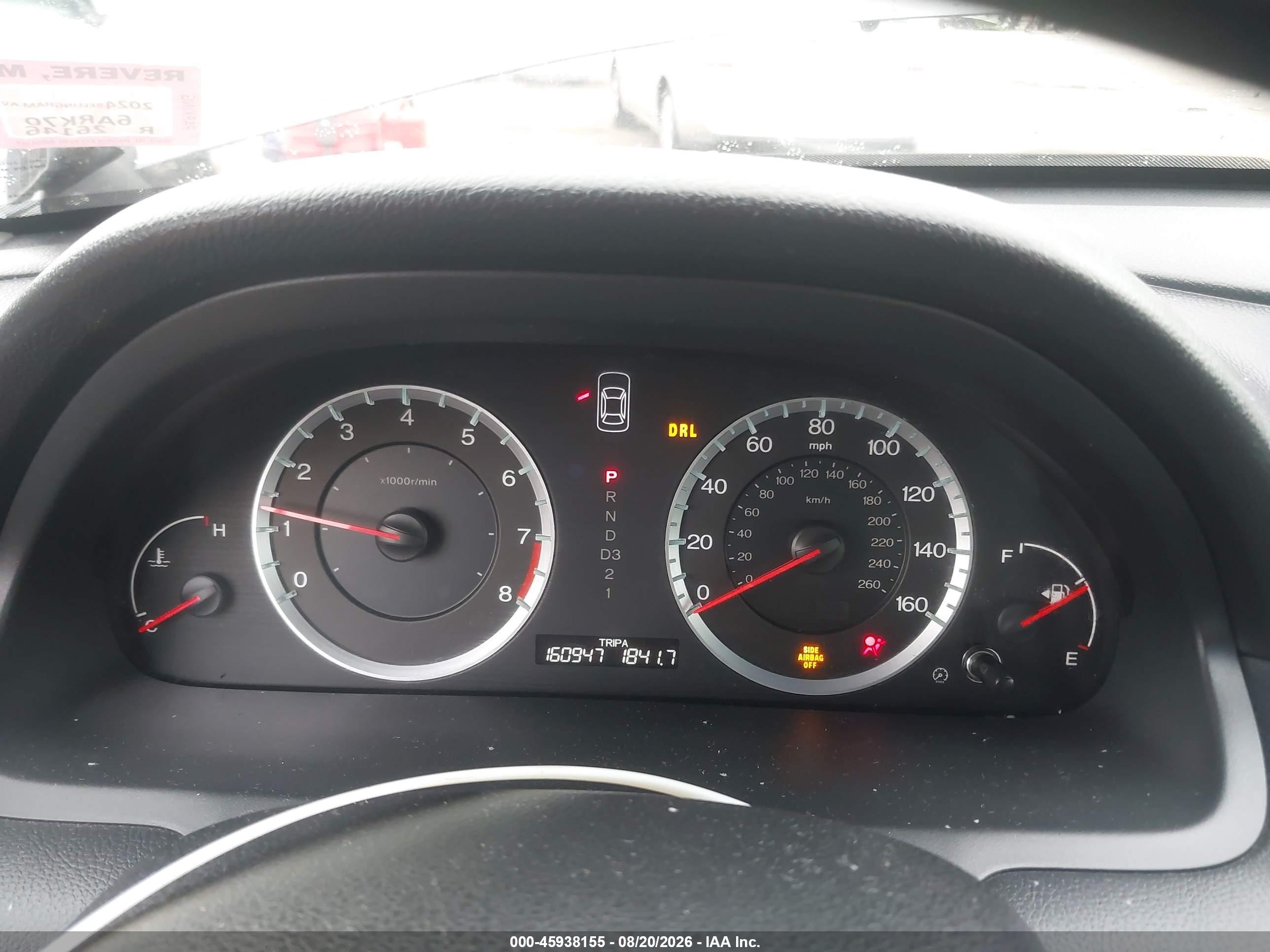 2009 Honda Accord 2.4 Ex-l Gray vin: 1HGCP26869A025902