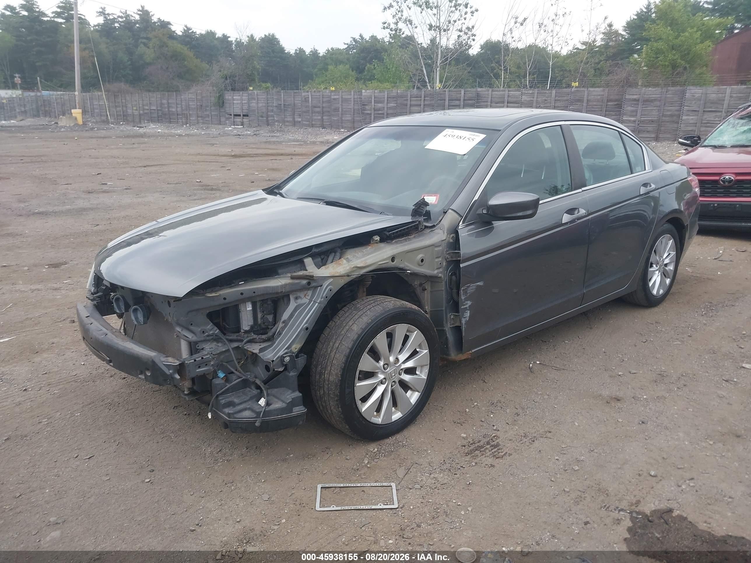 2009 Honda Accord 2.4 Ex-l Gray vin: 1HGCP26869A025902