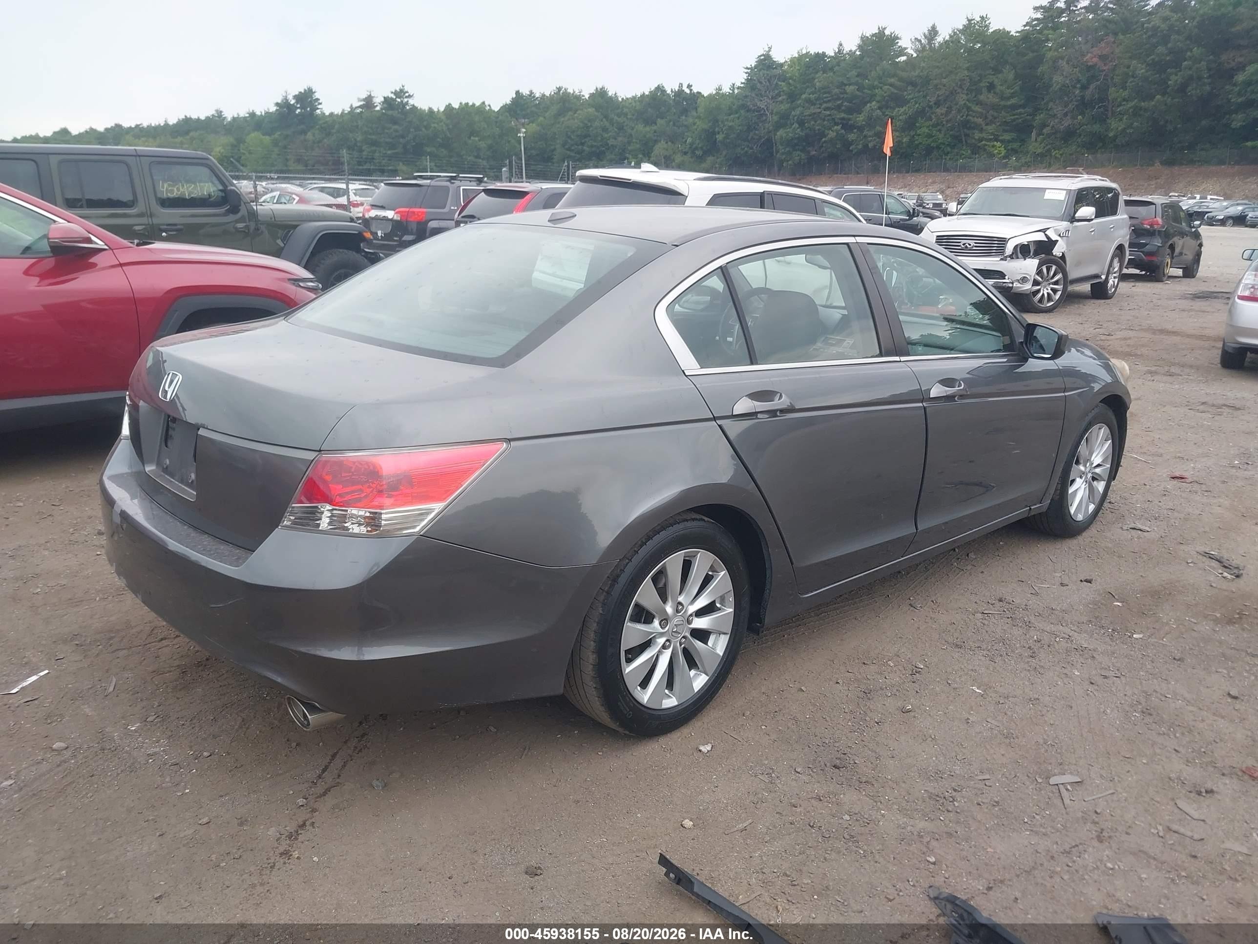 2009 Honda Accord 2.4 Ex-l Gray vin: 1HGCP26869A025902
