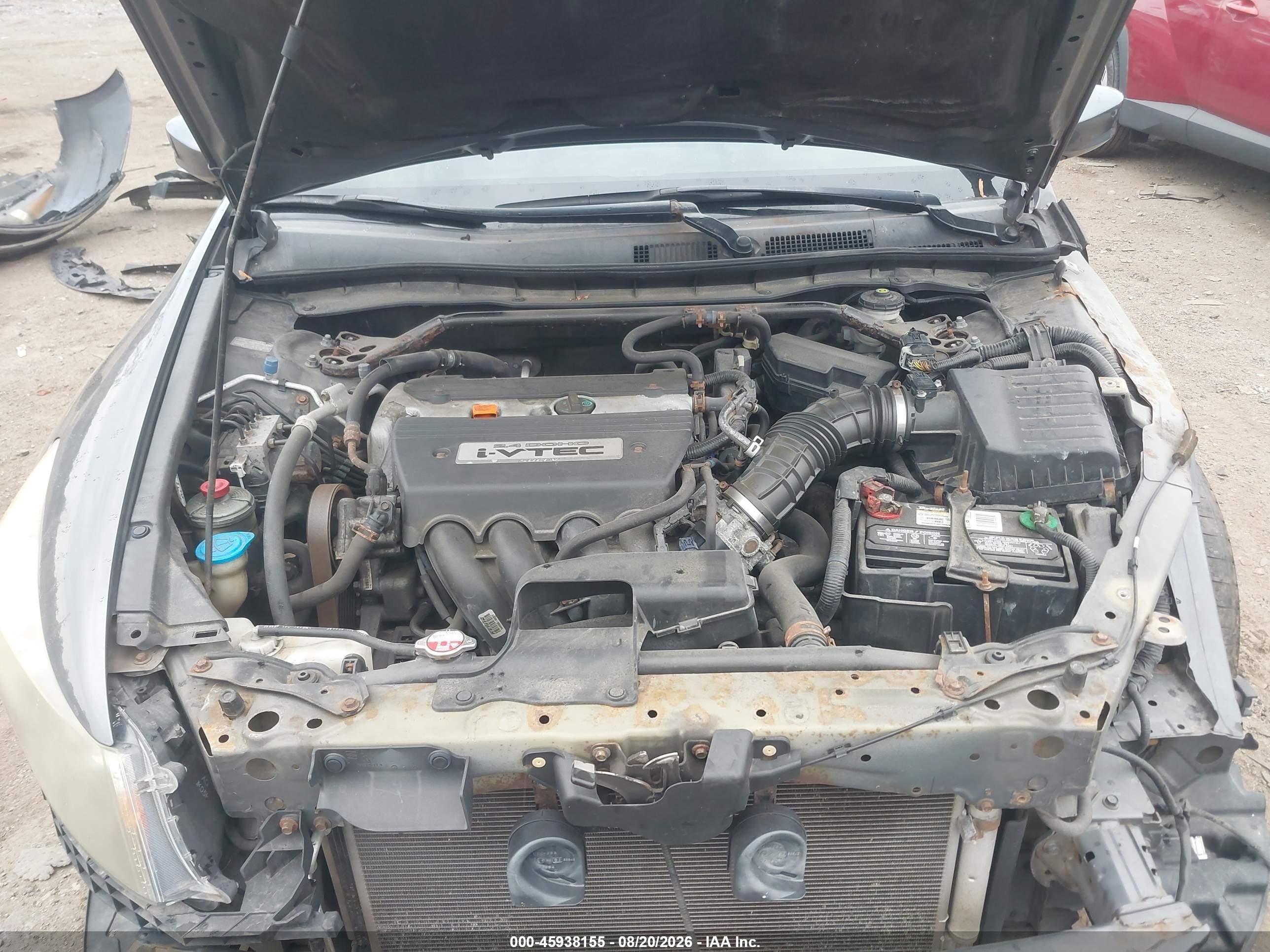 2009 Honda Accord 2.4 Ex-l Gray vin: 1HGCP26869A025902