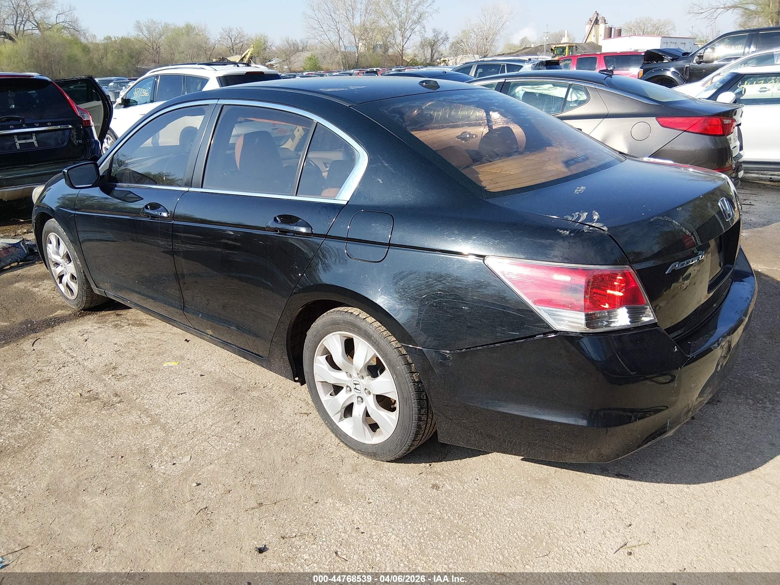 2009 Honda Accord 2.4 Ex-l Black vin: 1HGCP26869A026080