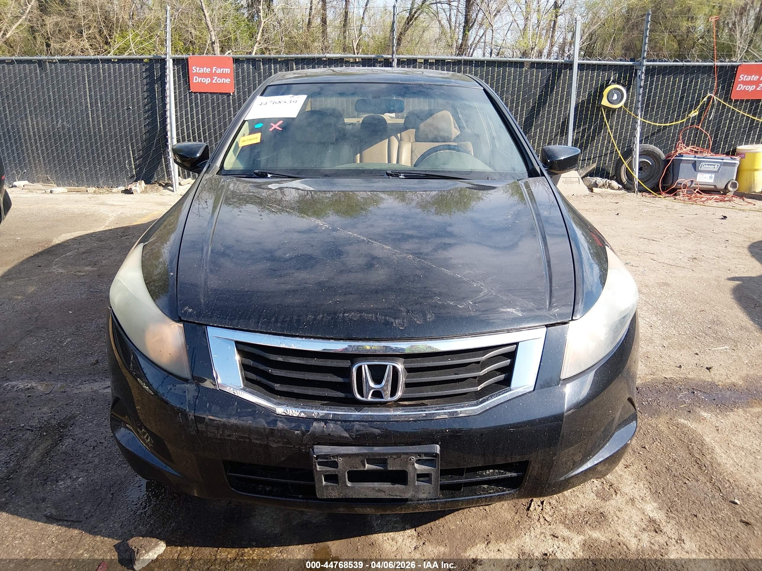 2009 Honda Accord 2.4 Ex-l Black vin: 1HGCP26869A026080