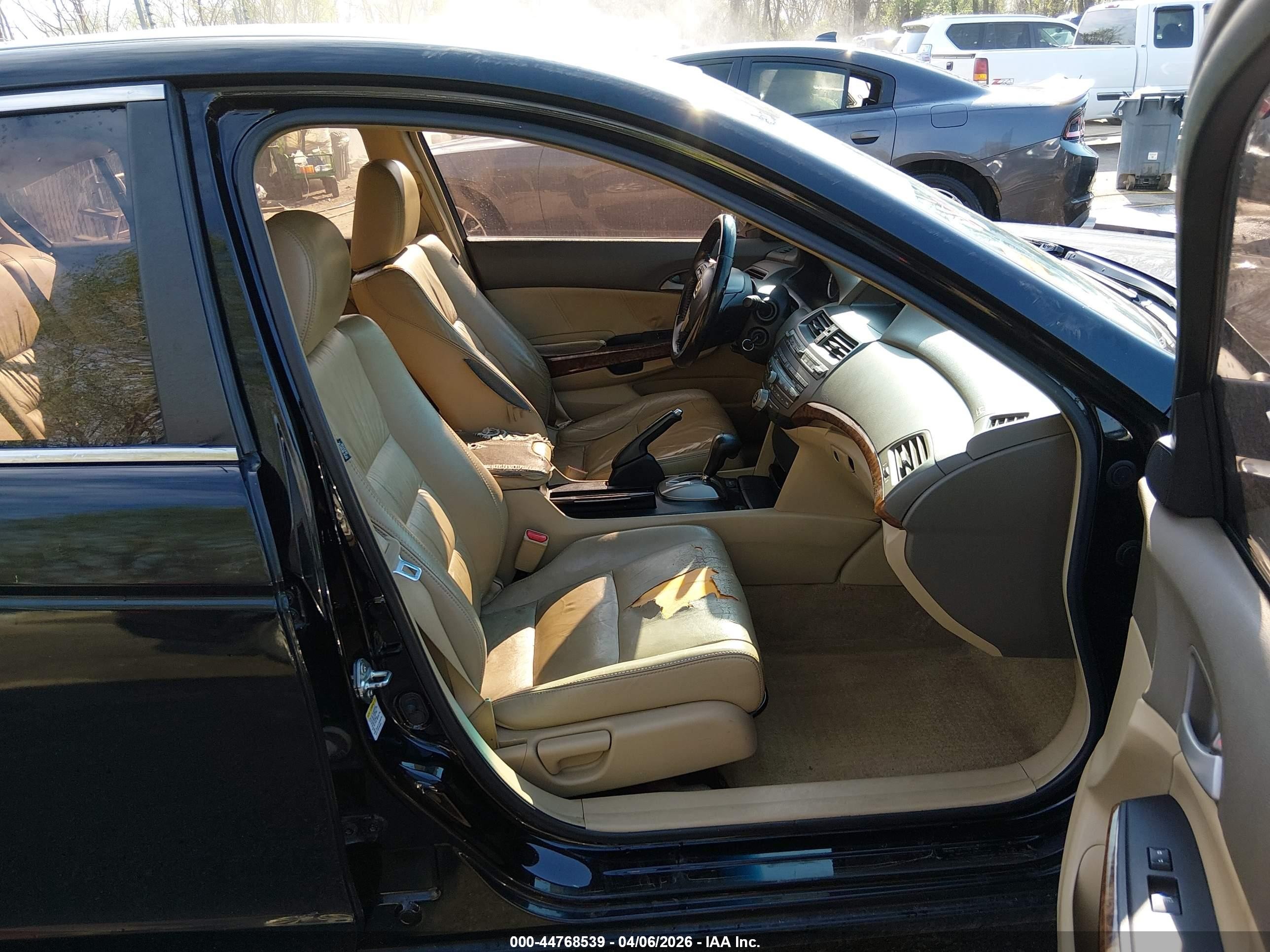 2009 Honda Accord 2.4 Ex-l Black vin: 1HGCP26869A026080