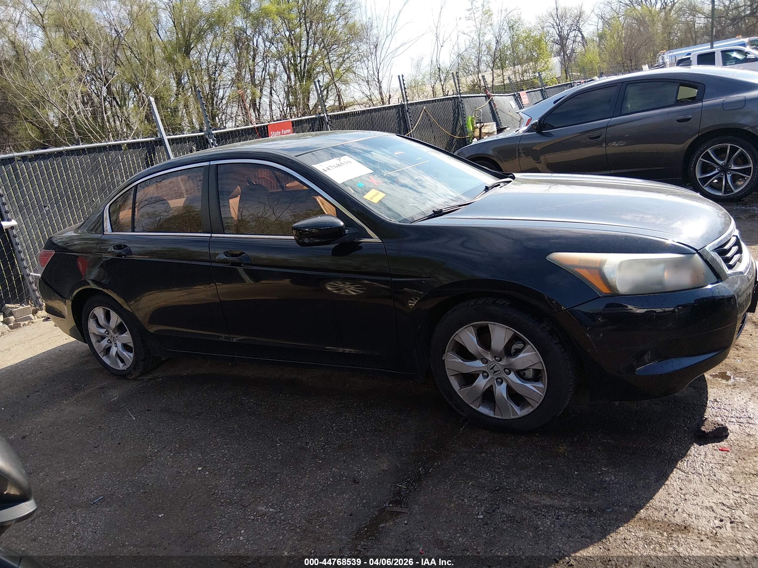 2009 Honda Accord 2.4 Ex-l Black vin: 1HGCP26869A026080