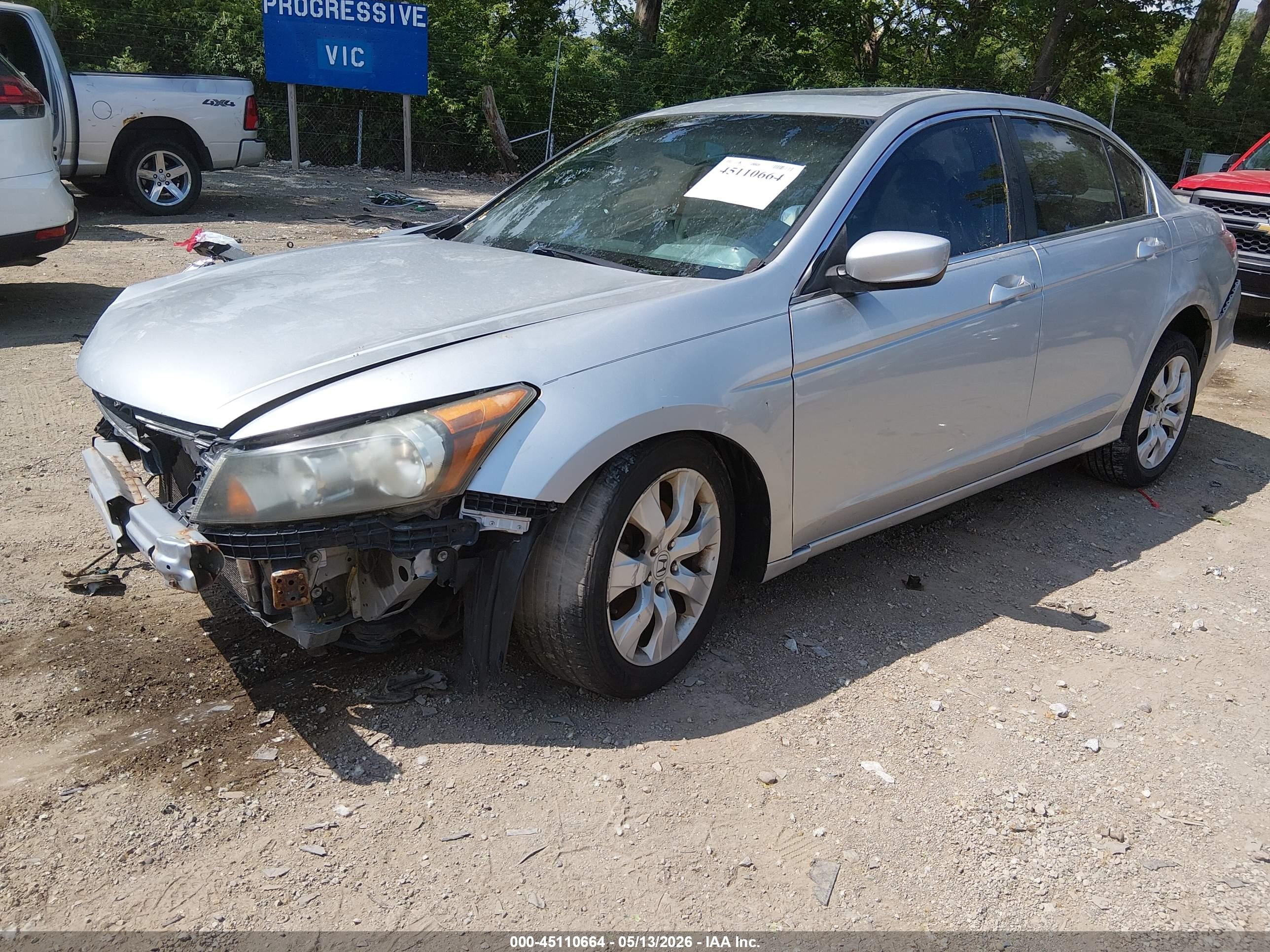 2009 Honda Accord 2.4 Ex-l Silver vin: 1HGCP26869A031344