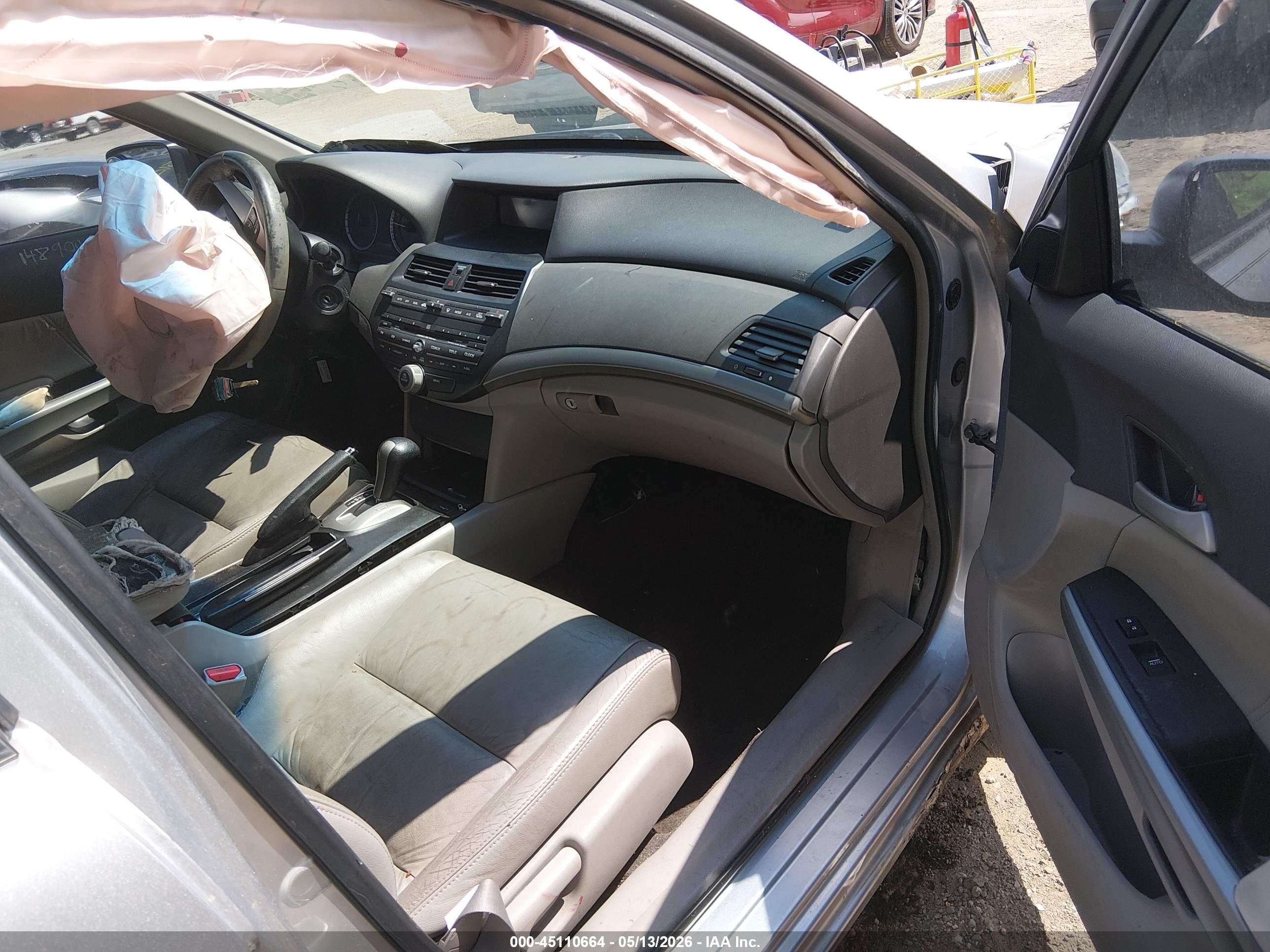 2009 Honda Accord 2.4 Ex-l Silver vin: 1HGCP26869A031344
