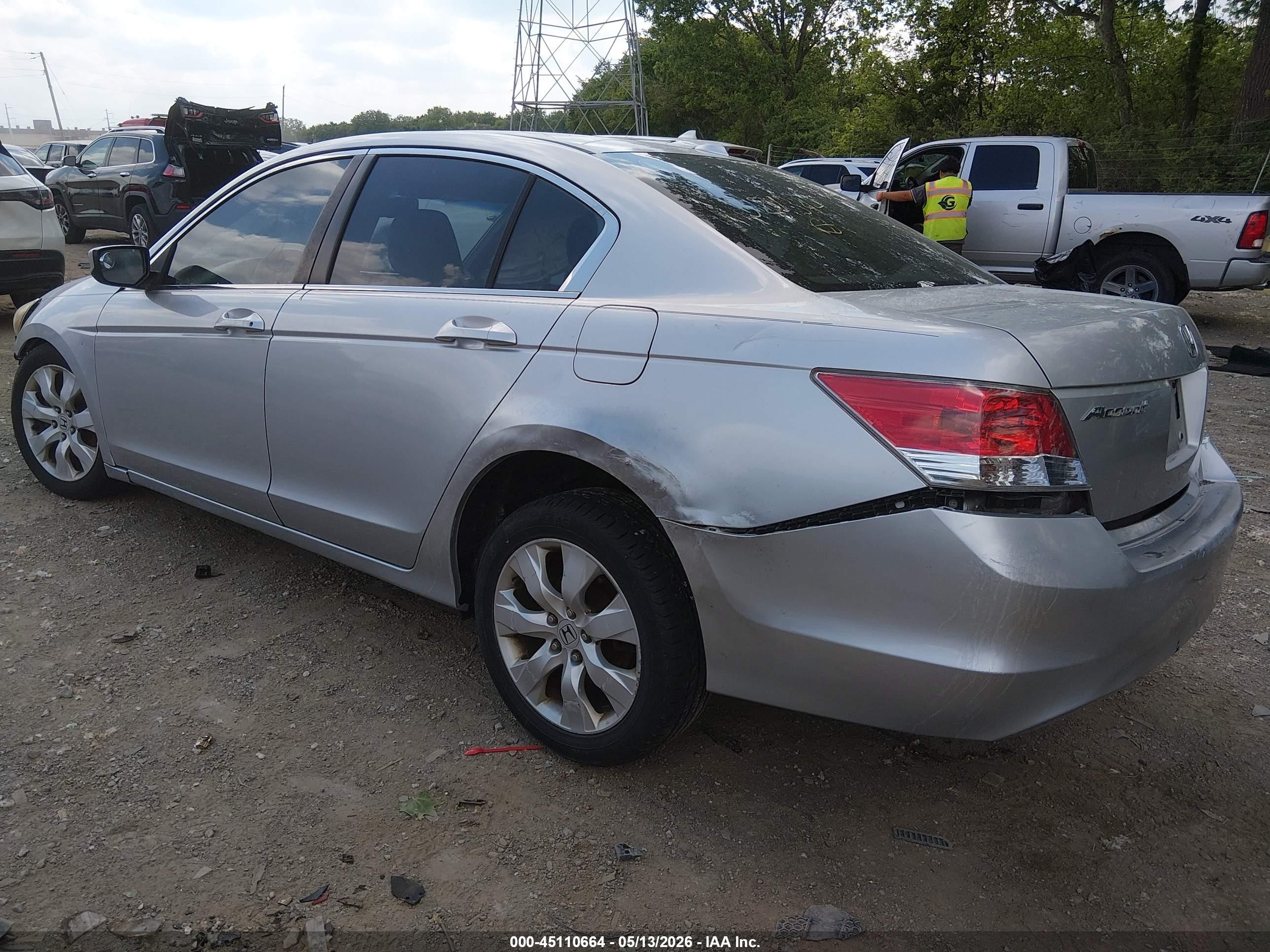 2009 Honda Accord 2.4 Ex-l Silver vin: 1HGCP26869A031344