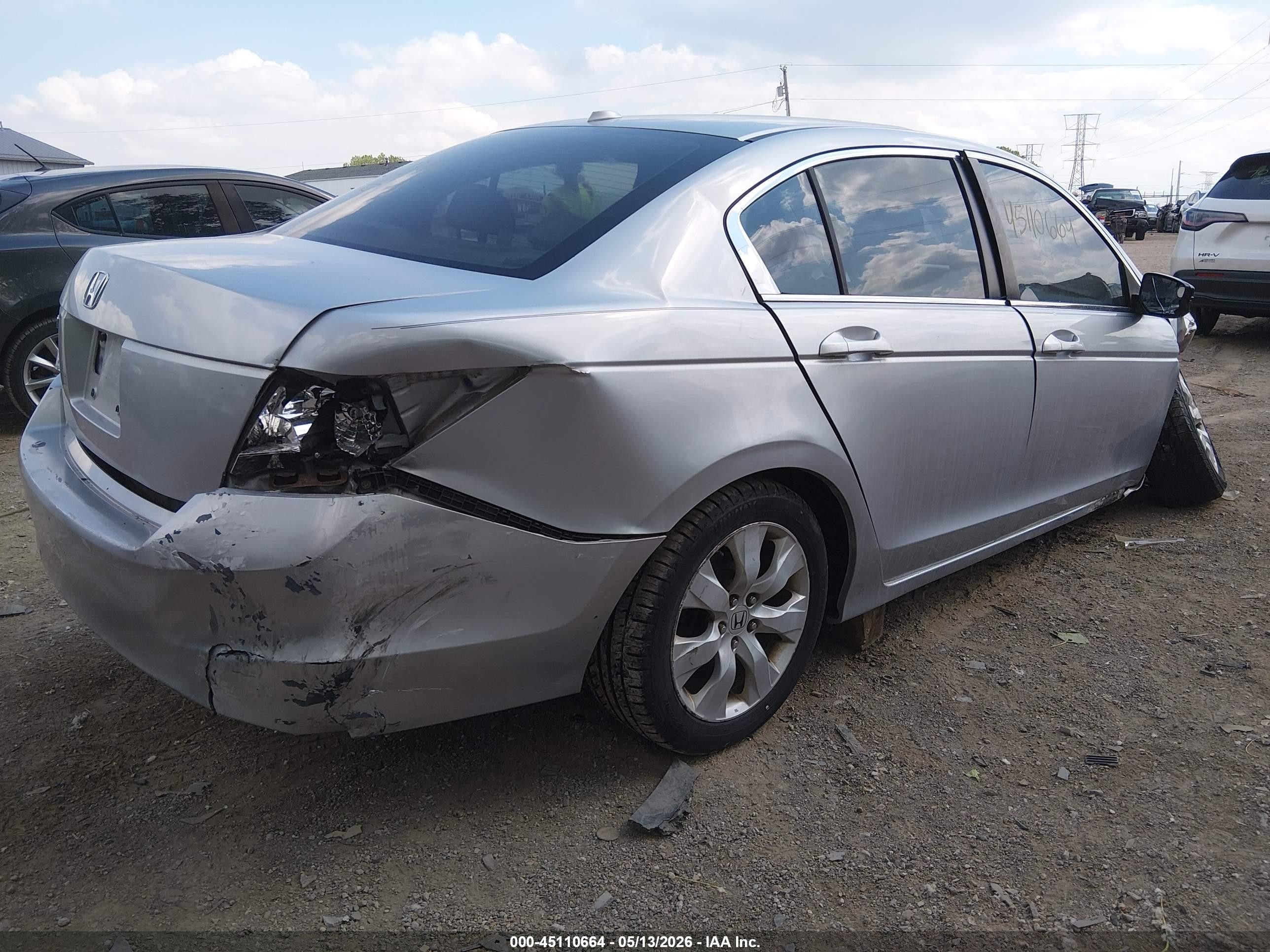 2009 Honda Accord 2.4 Ex-l Silver vin: 1HGCP26869A031344