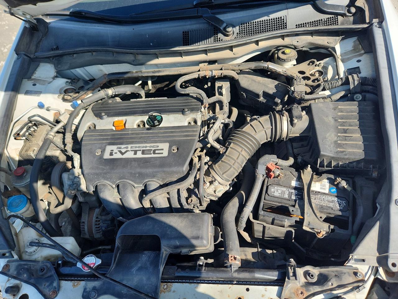 2009 Honda Accord Exl White vin: 1HGCP26869A033174