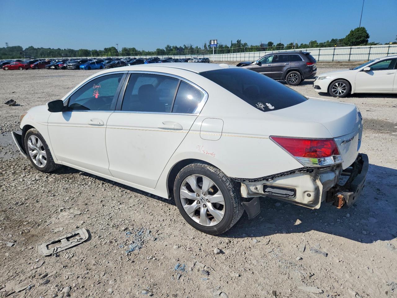 2009 Honda Accord Exl White vin: 1HGCP26869A033174