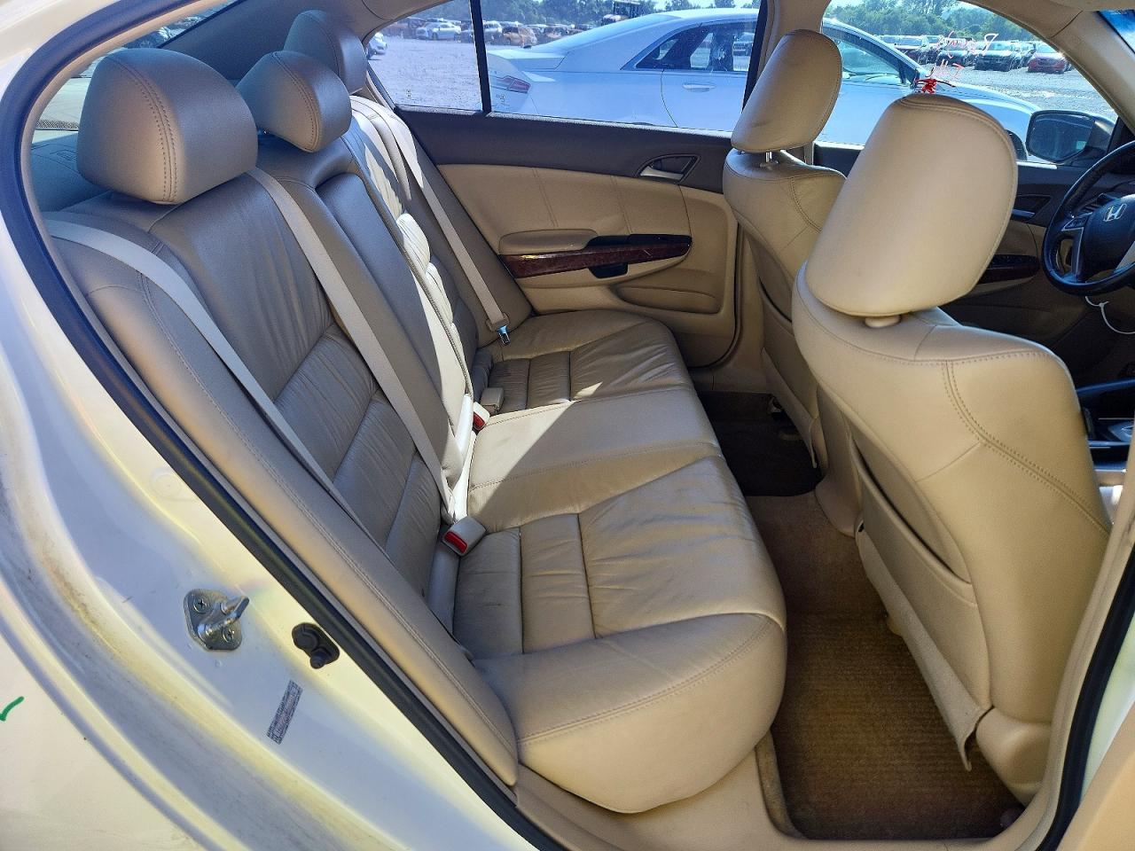 2009 Honda Accord Exl White vin: 1HGCP26869A033174