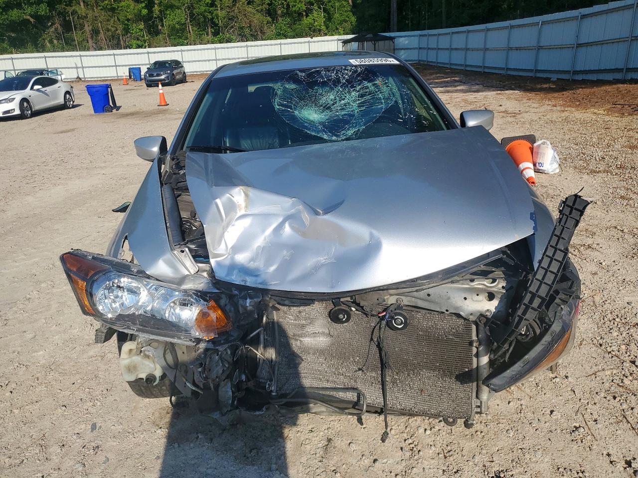 2009 Honda Accord Exl Silver vin: 1HGCP26869A074422