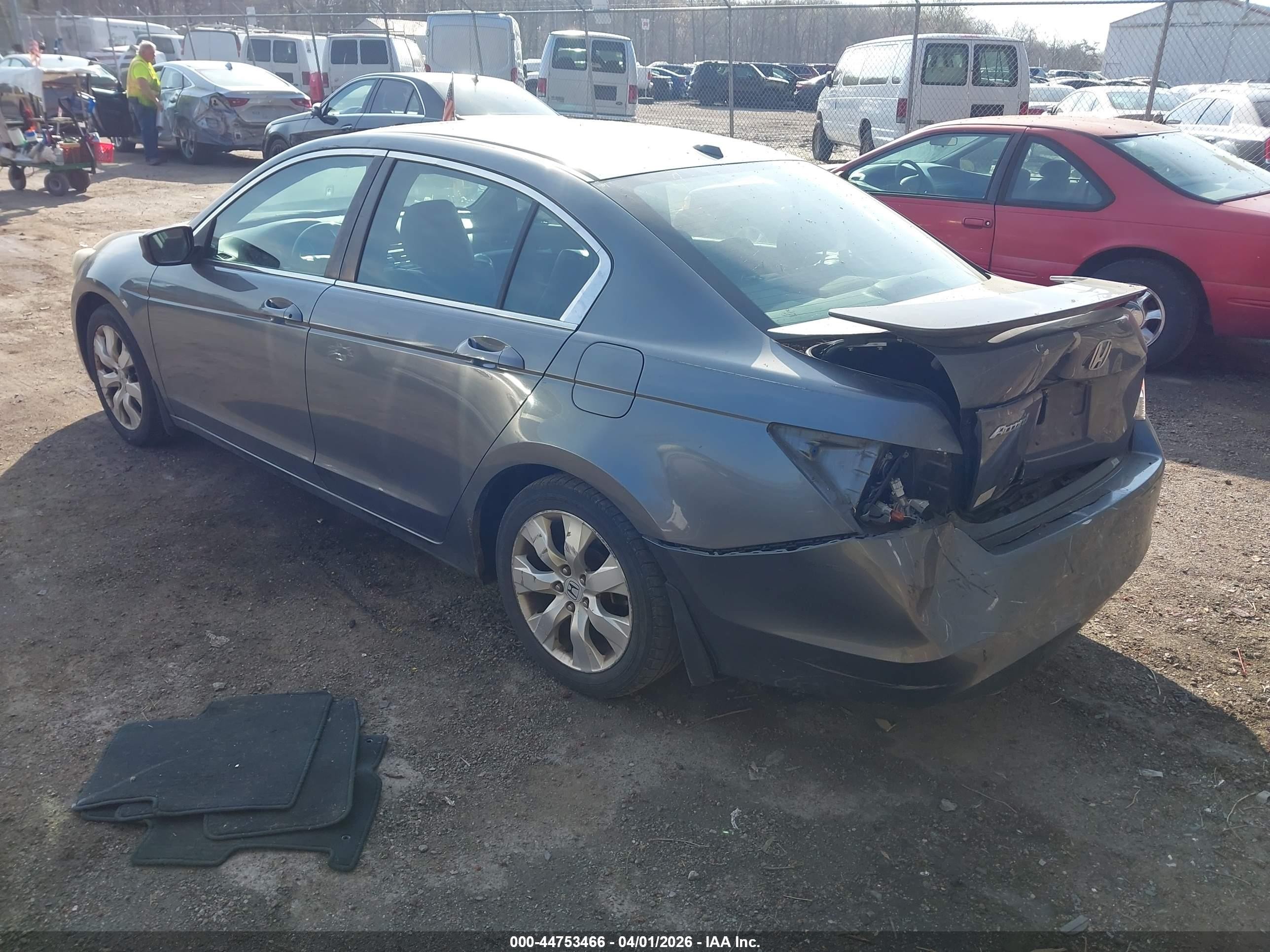 2009 Honda Accord 2.4 Ex-l Gray vin: 1HGCP26869A095898