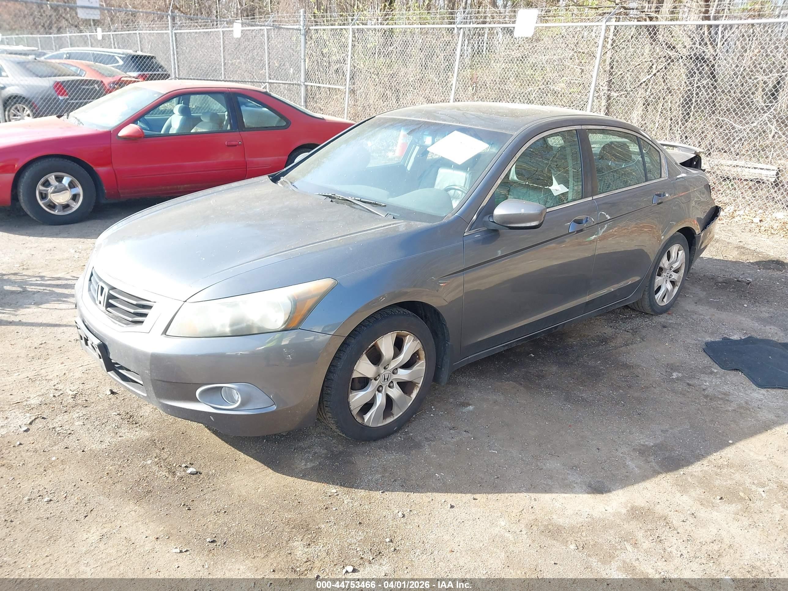2009 Honda Accord 2.4 Ex-l Gray vin: 1HGCP26869A095898