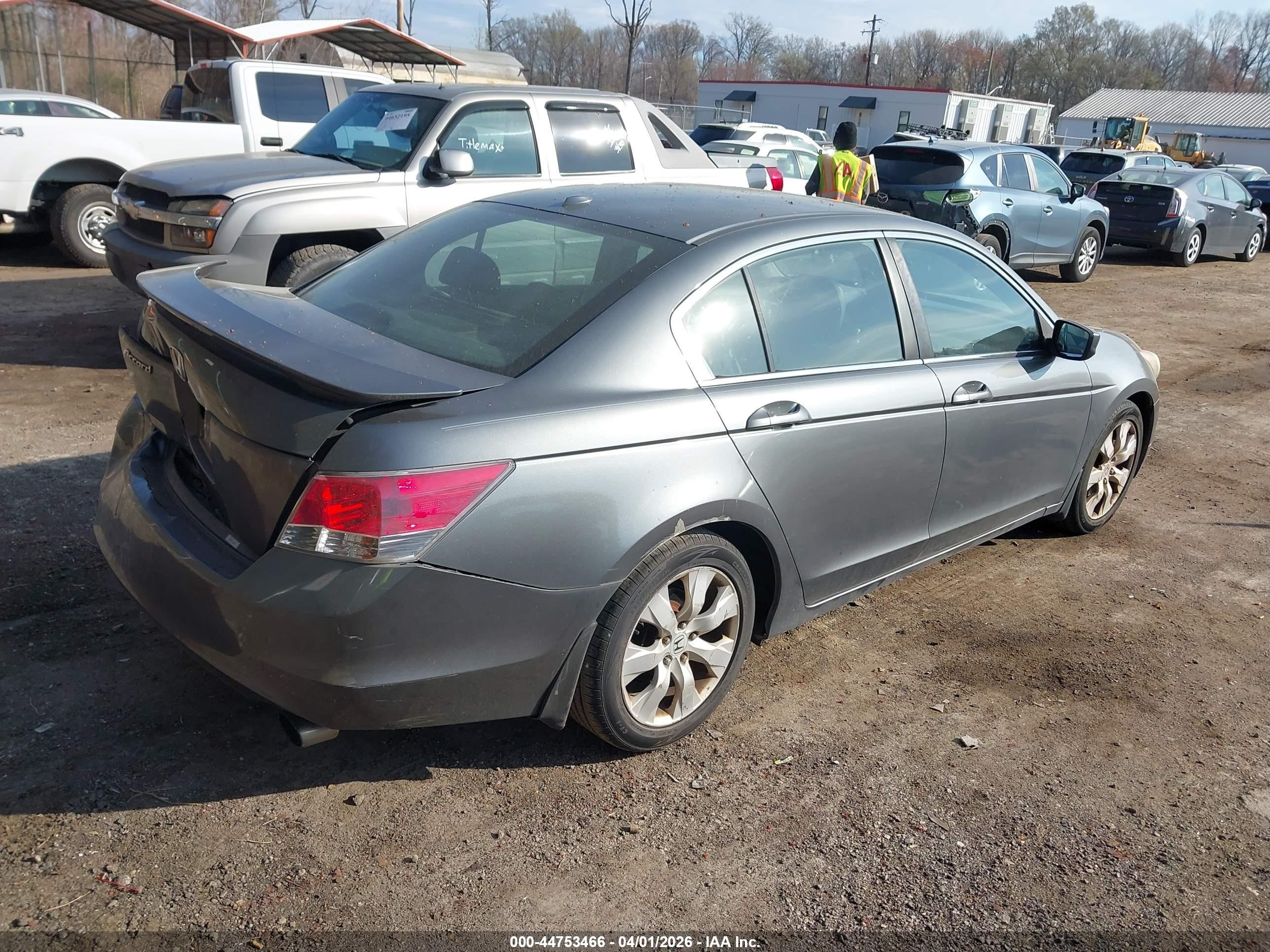 2009 Honda Accord 2.4 Ex-l Gray vin: 1HGCP26869A095898