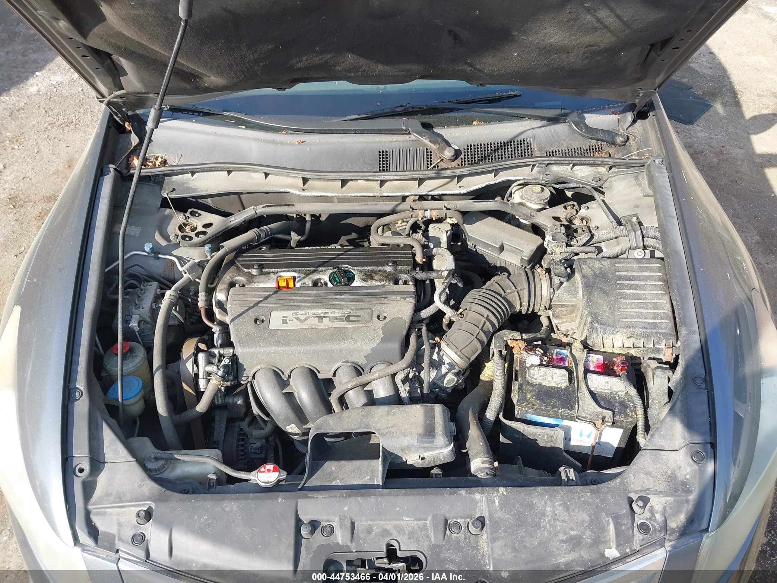 2009 Honda Accord 2.4 Ex-l Gray vin: 1HGCP26869A095898
