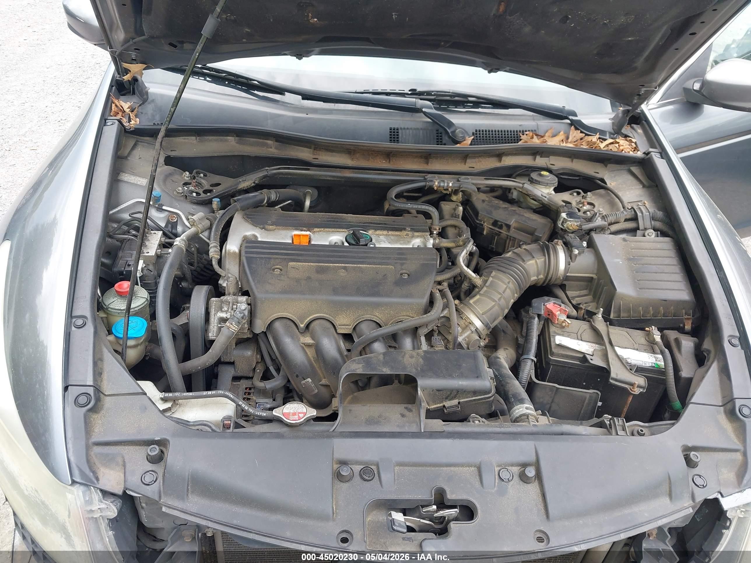2009 Honda Accord 2.4 Ex-l Gray vin: 1HGCP26869A108925