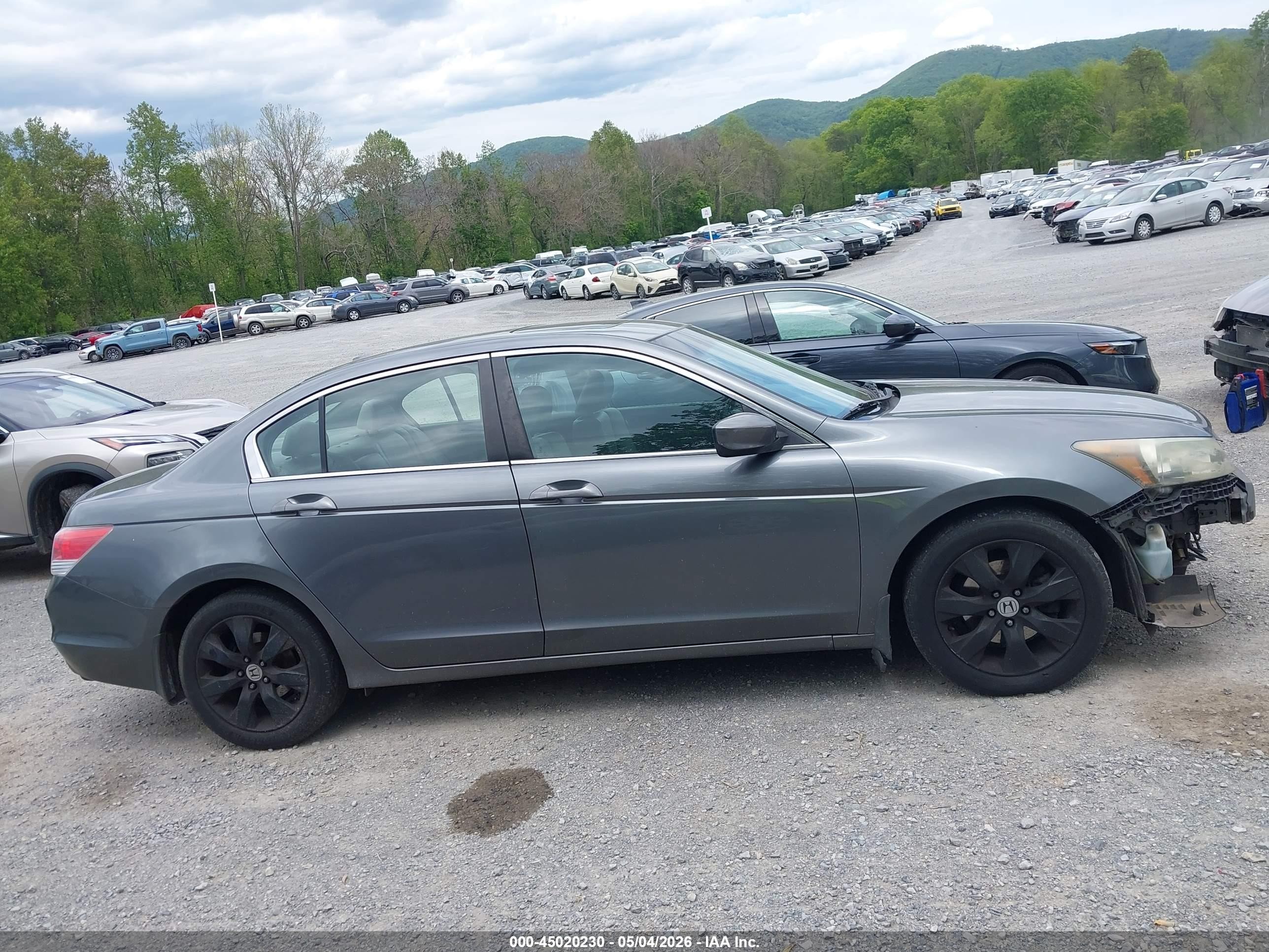 2009 Honda Accord 2.4 Ex-l Gray vin: 1HGCP26869A108925