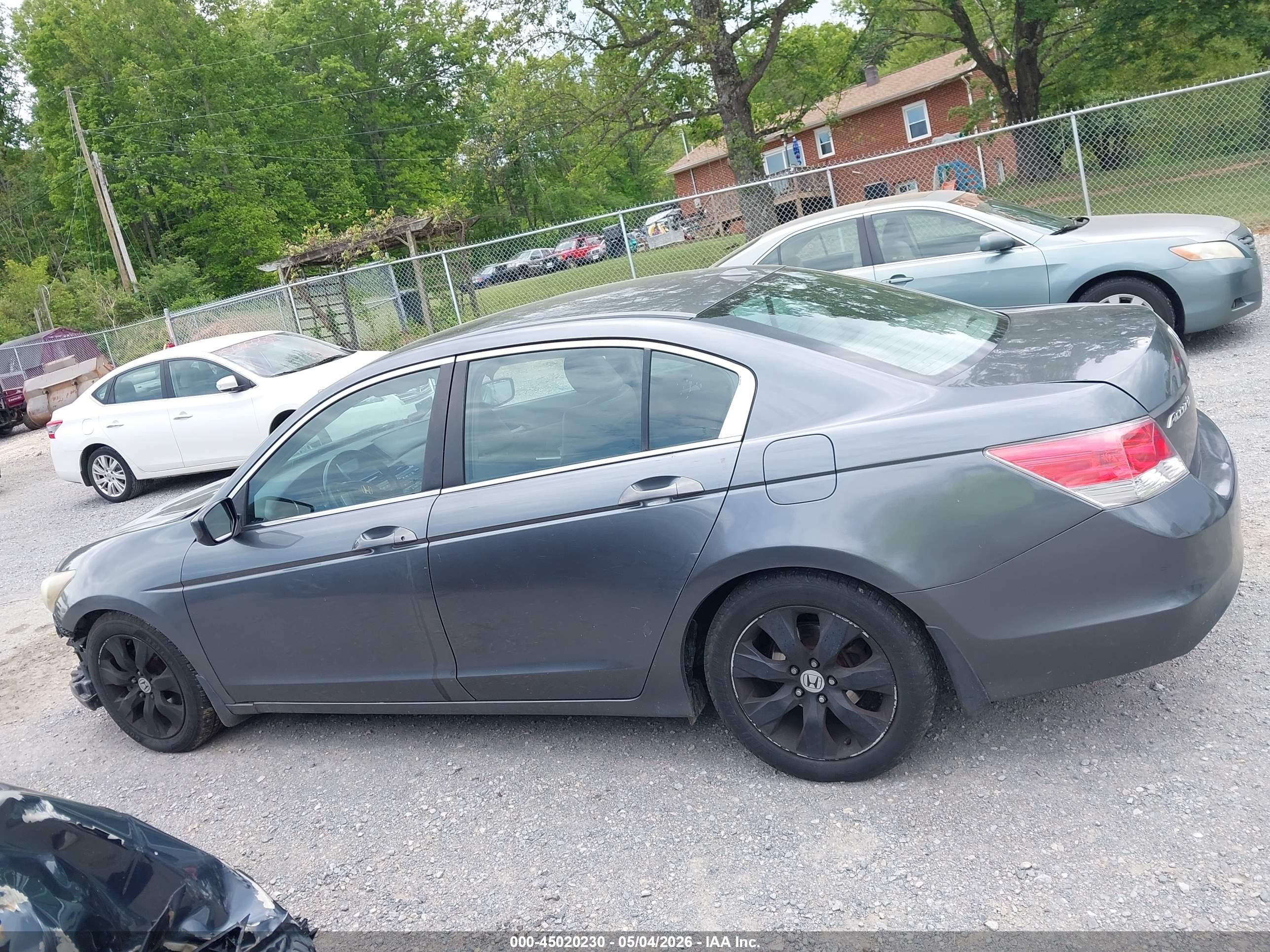 2009 Honda Accord 2.4 Ex-l Gray vin: 1HGCP26869A108925