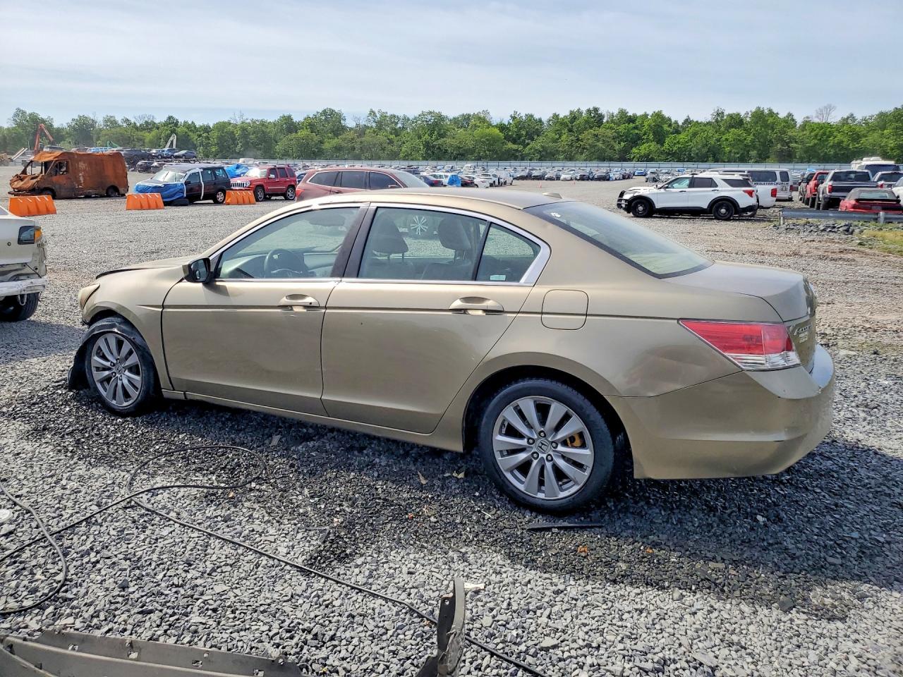 2009 Honda Accord Exl Tan vin: 1HGCP26869A135378
