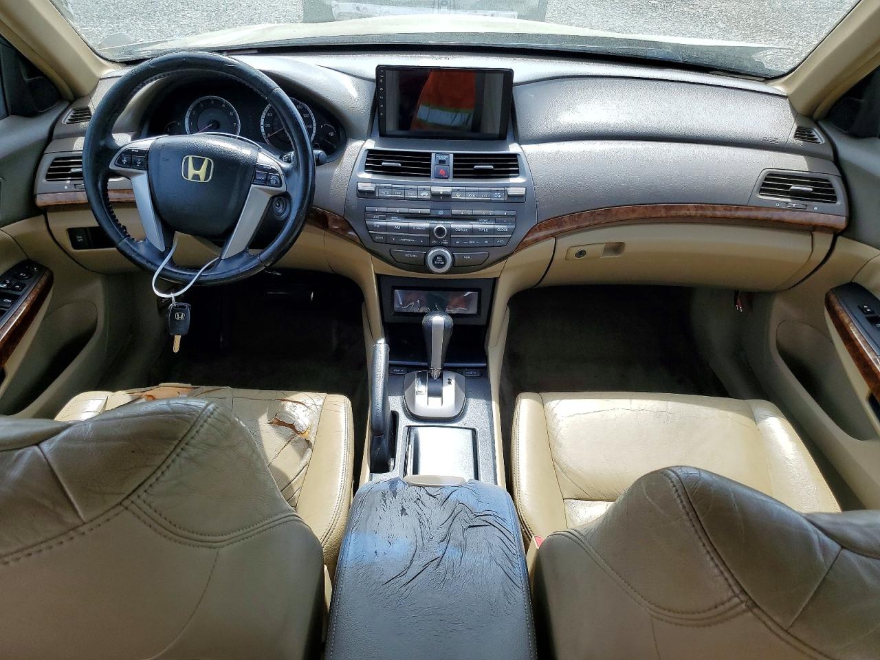 2009 Honda Accord Exl Tan vin: 1HGCP26869A135378