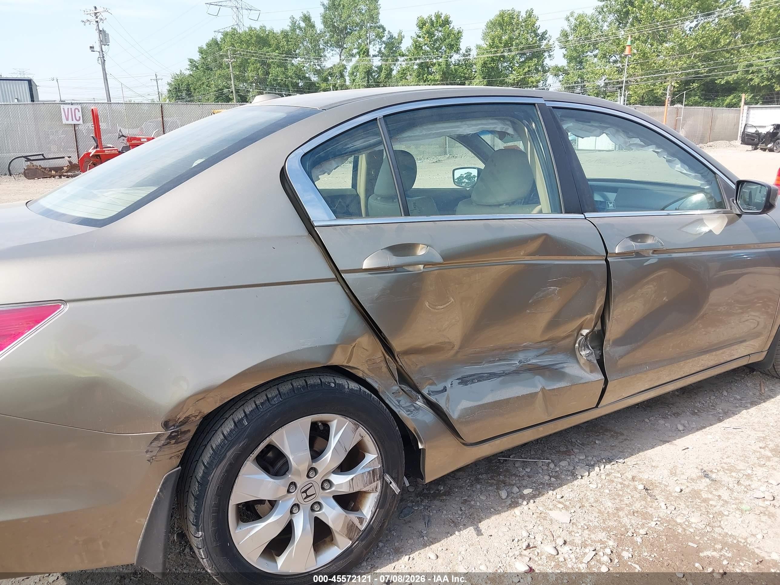 2009 Honda Accord 2.4 Ex-l Золотой vin: 1HGCP26869A145571