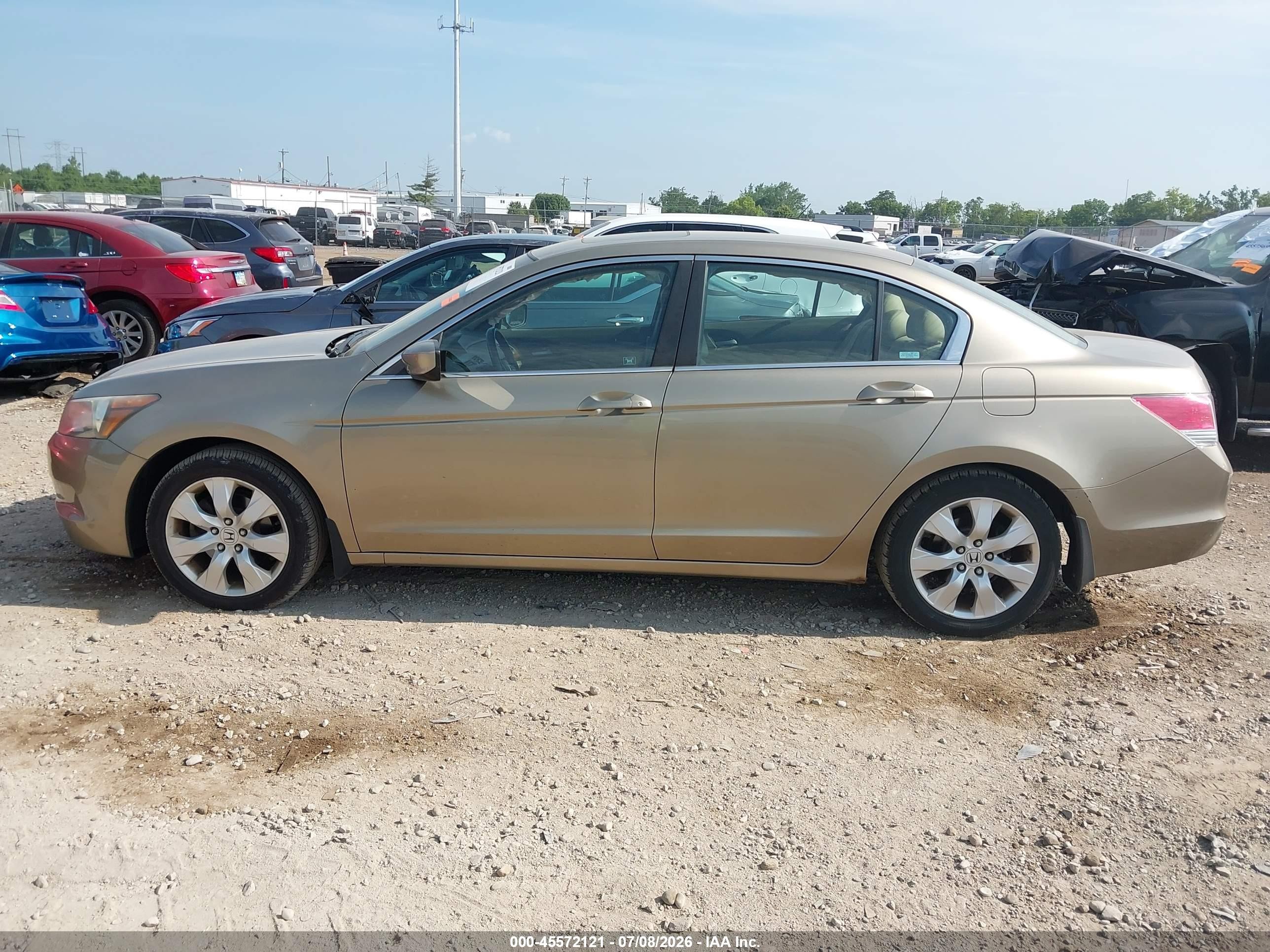 2009 Honda Accord 2.4 Ex-l Золотой vin: 1HGCP26869A145571