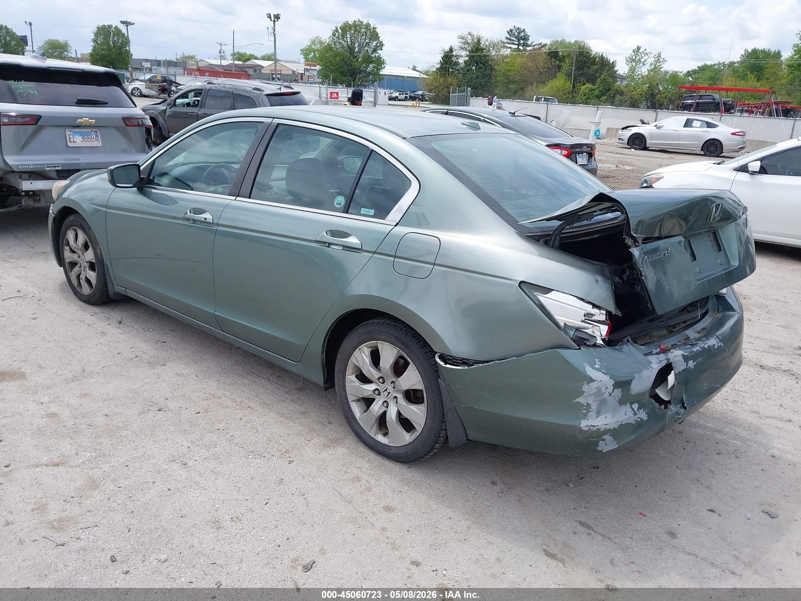 2009 Honda Accord 2.4 Ex-l Green vin: 1HGCP26869A160975
