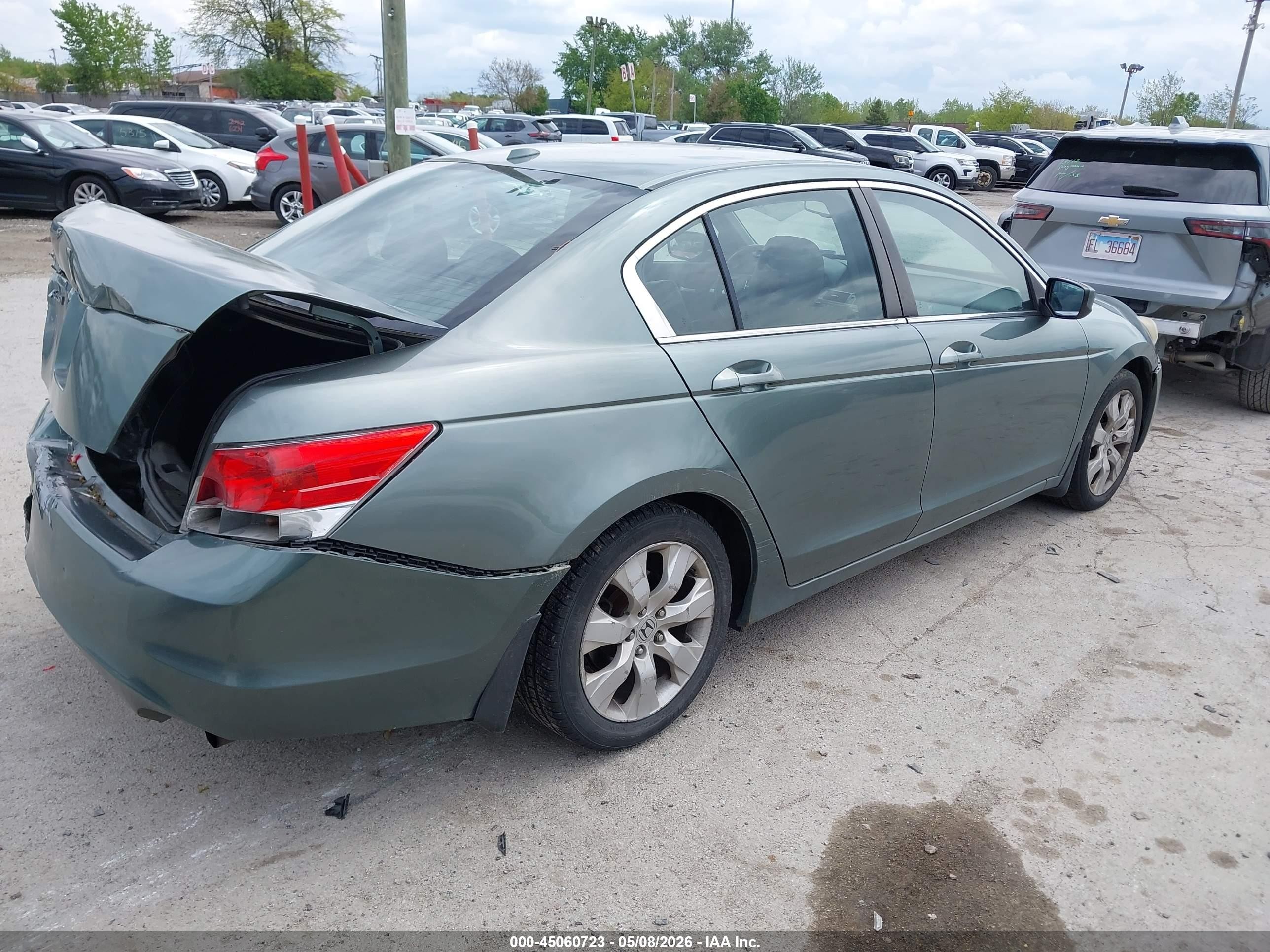 2009 Honda Accord 2.4 Ex-l Green vin: 1HGCP26869A160975