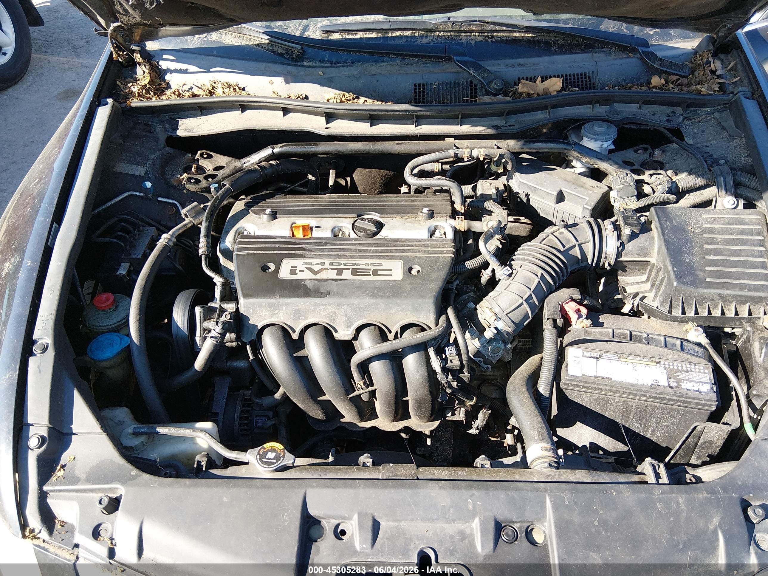 2009 Honda Accord 2.4 Ex-l Black vin: 1HGCP26869A196536