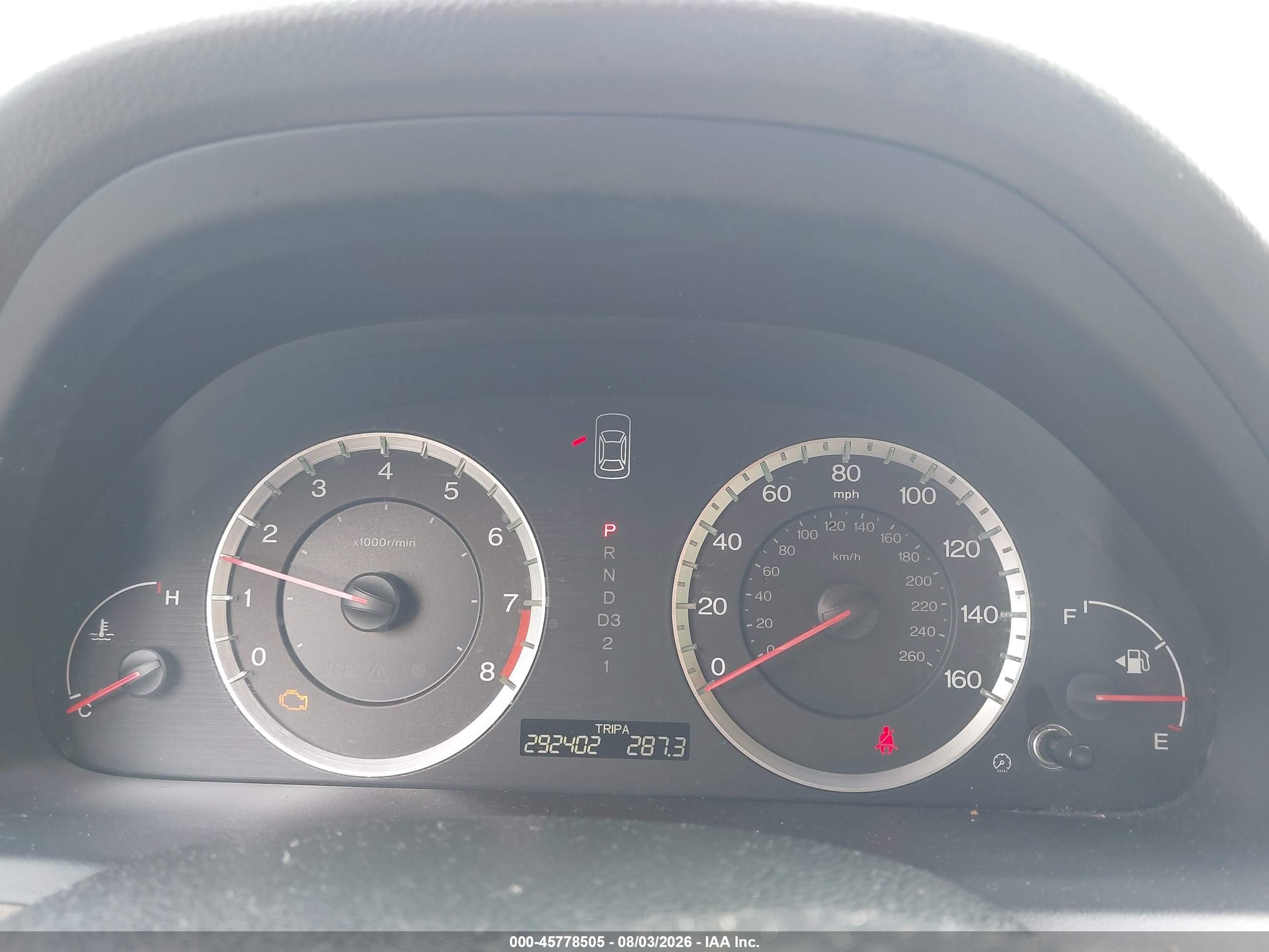 2009 Honda Accord 2.4 Ex-l Brown vin: 1HGCP26869A199176